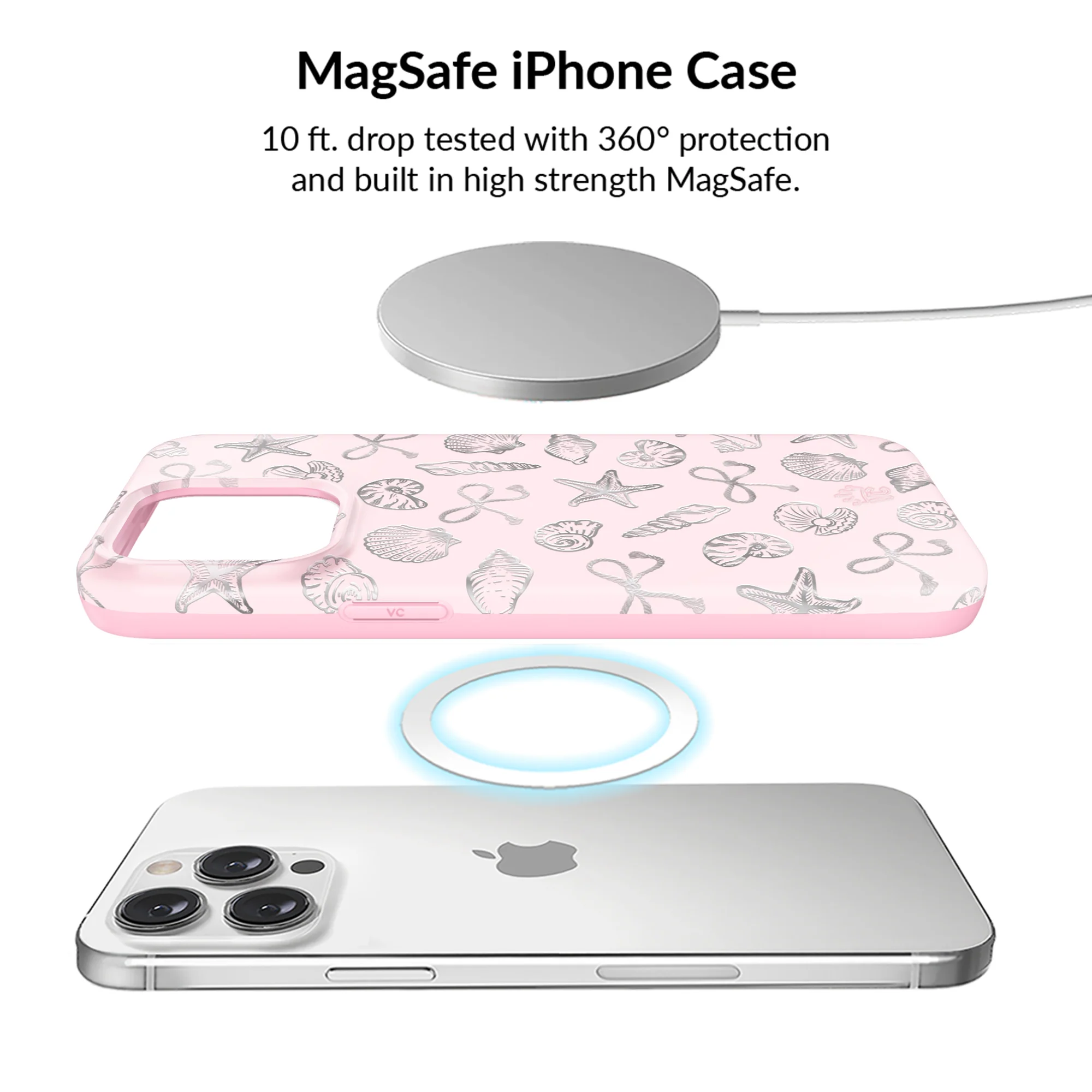 Pink Coastal Seashells iPhone Bundle Set - Image 16