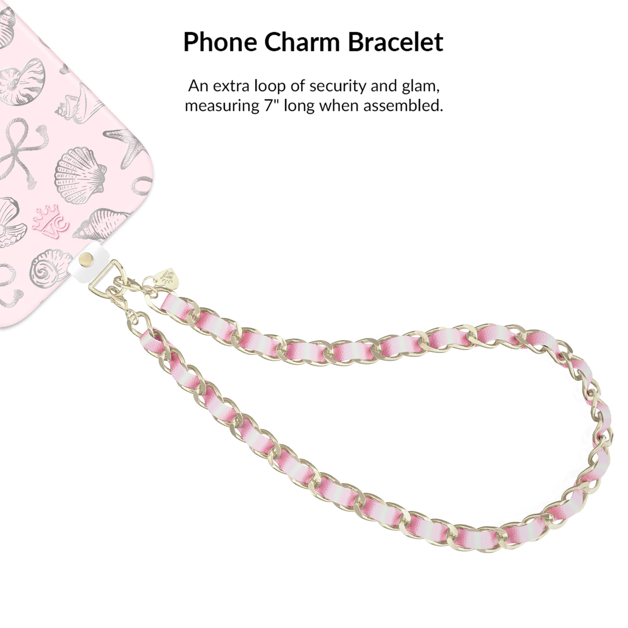 Pink Coastal Seashells iPhone Bundle Set - Image 98