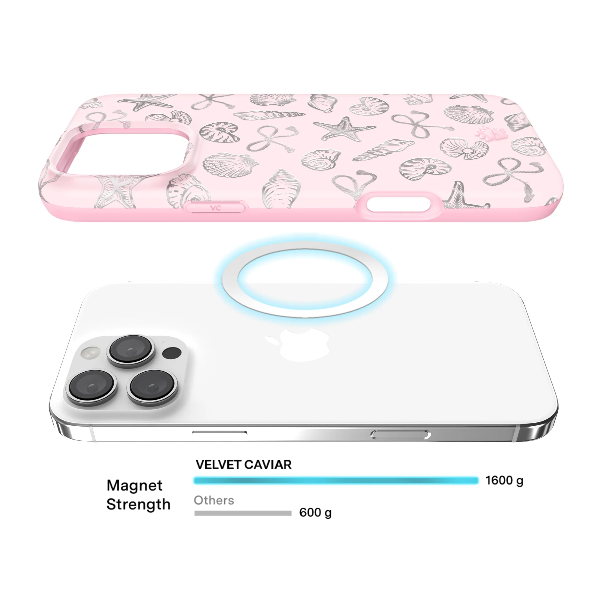 Pink Coastal Seashells iPhone Case - Image 54