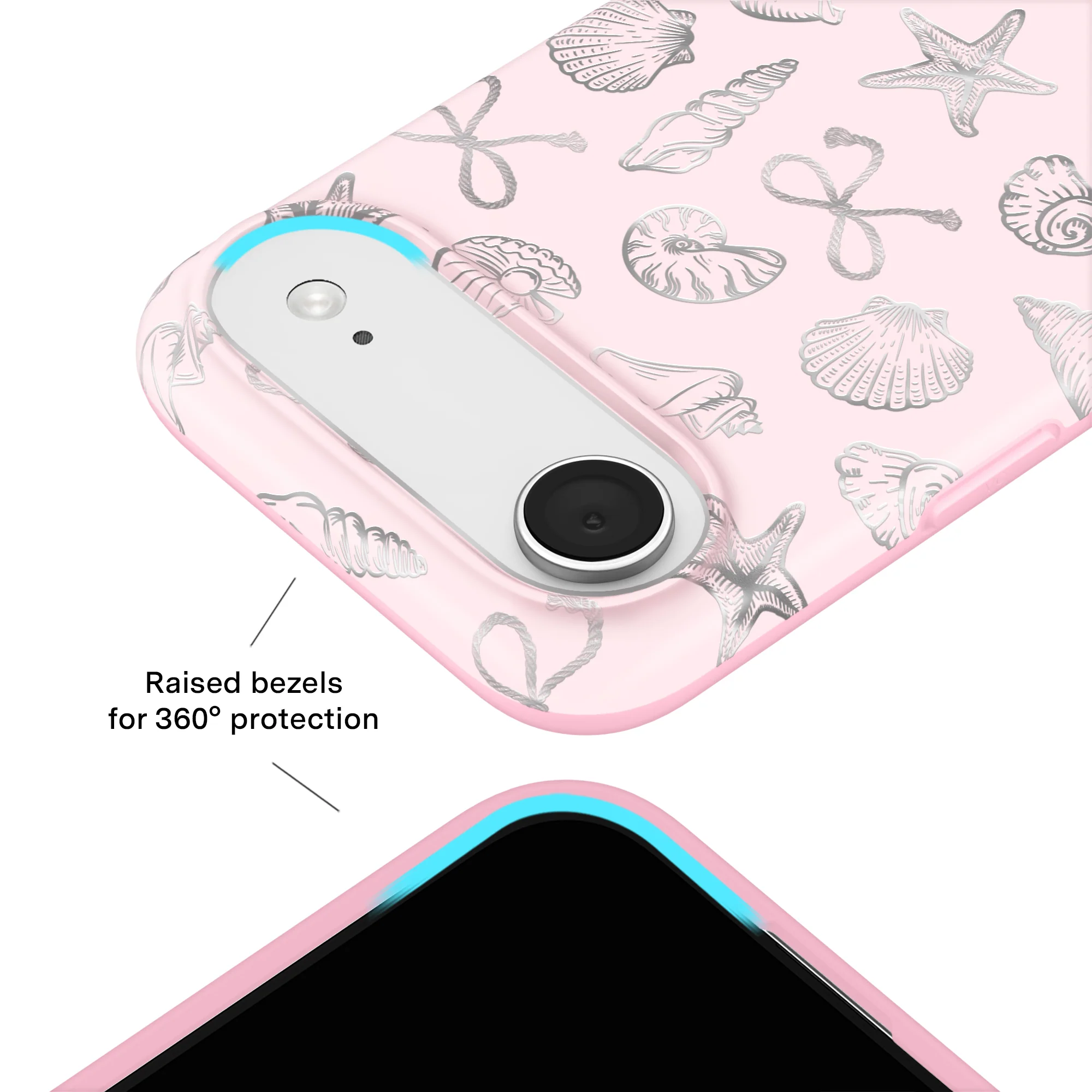 Pink Coastal Seashells iPhone Case - Image 63