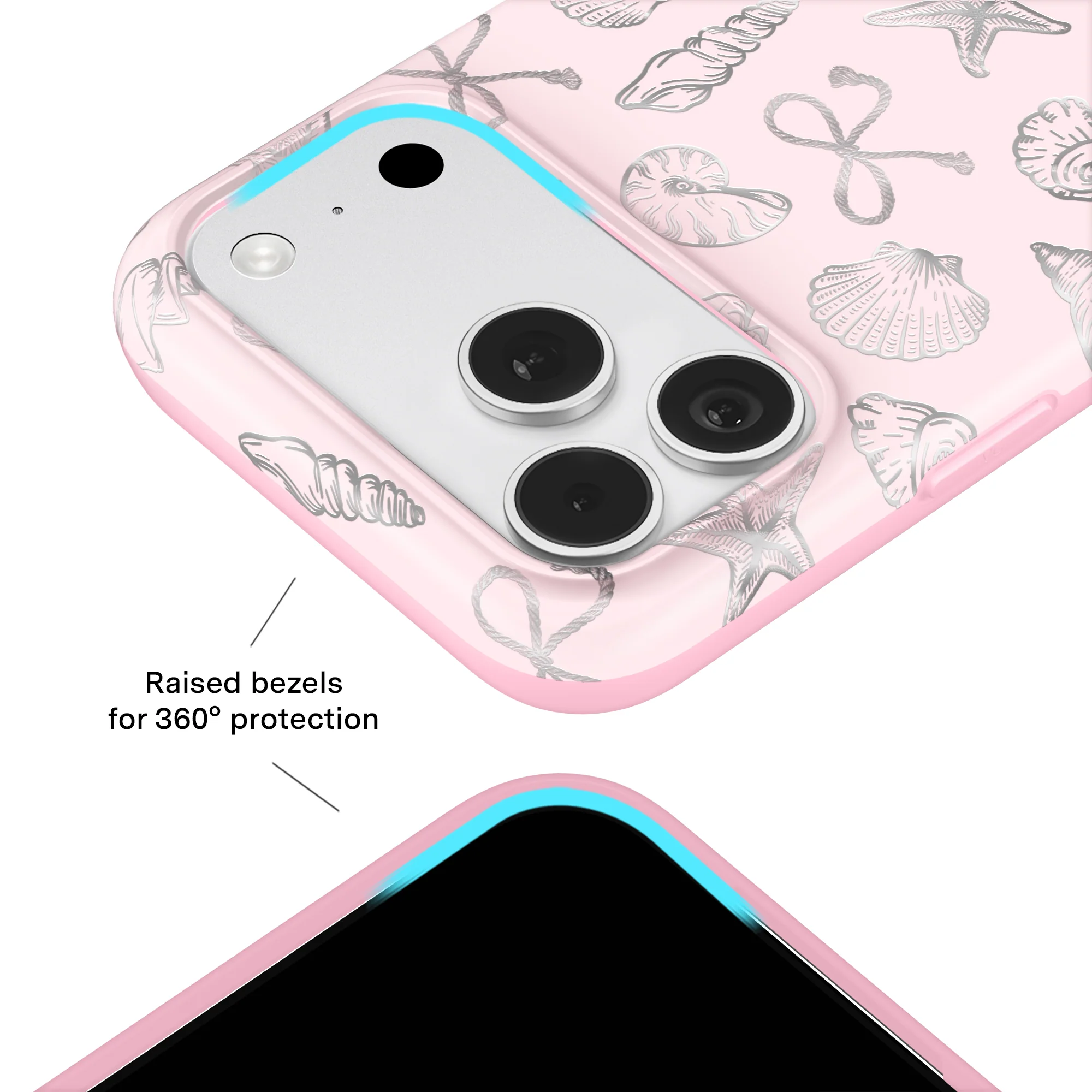 Pink Coastal Seashells iPhone Case - Image 73