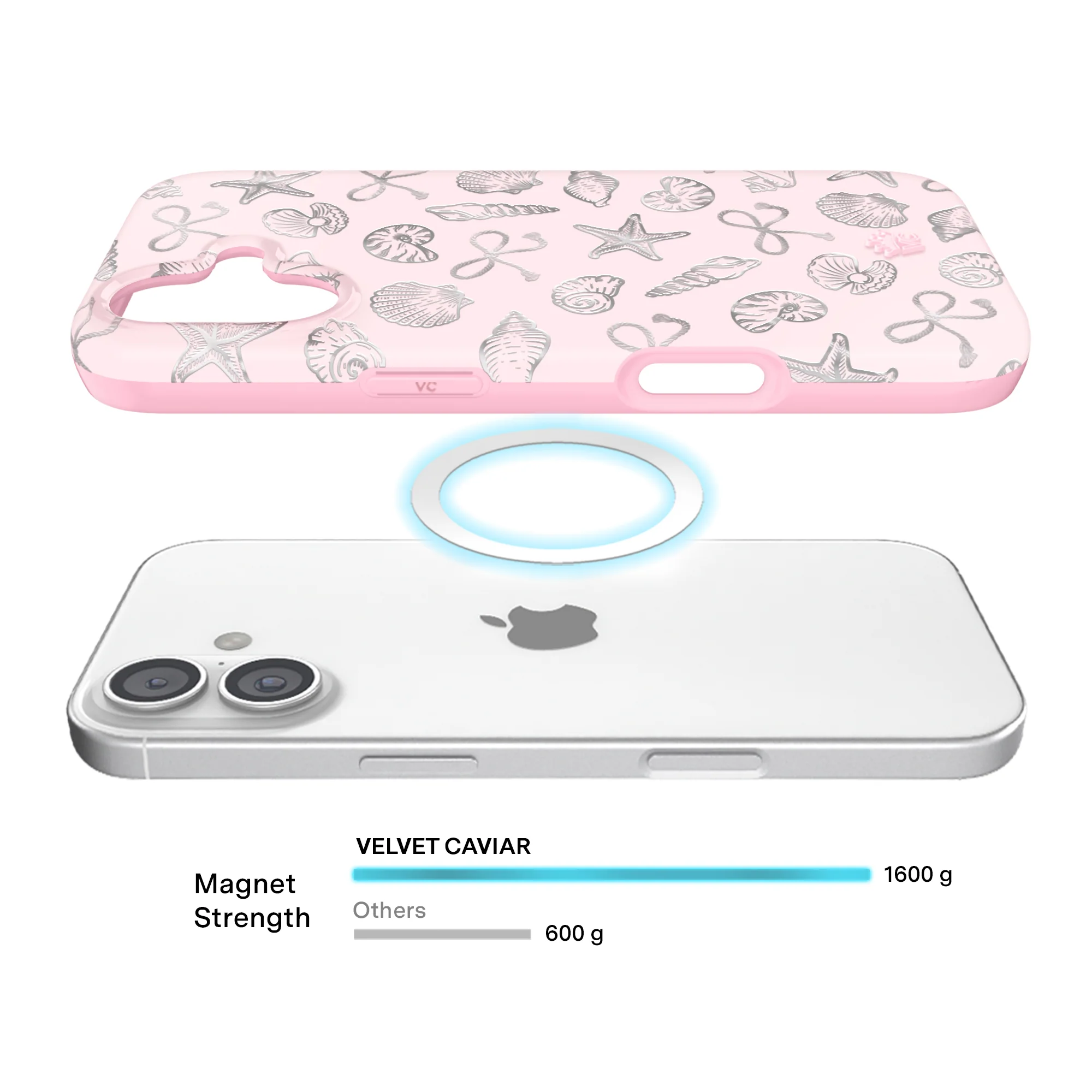 Pink Coastal Seashells iPhone Case - Image 79