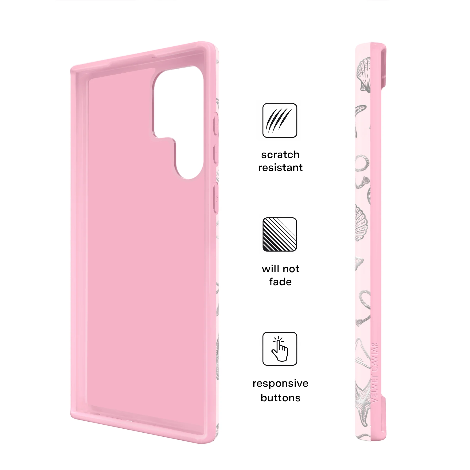 Pink Coastal Seashells Samsung Case - Image 15