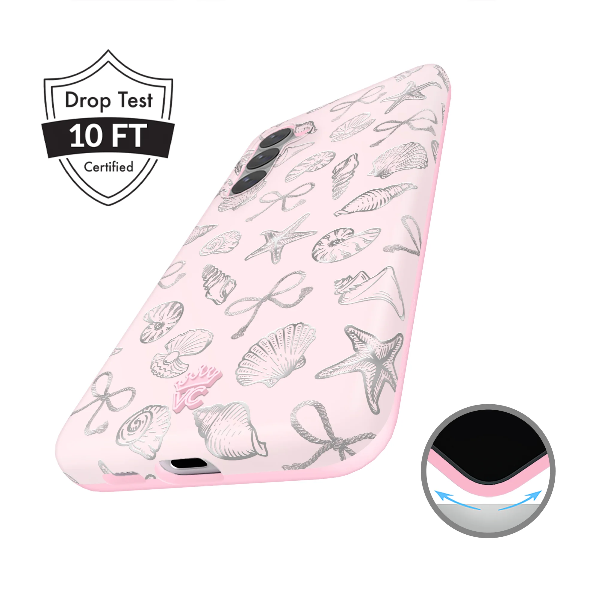 Pink Coastal Seashells Samsung Case - Image 22
