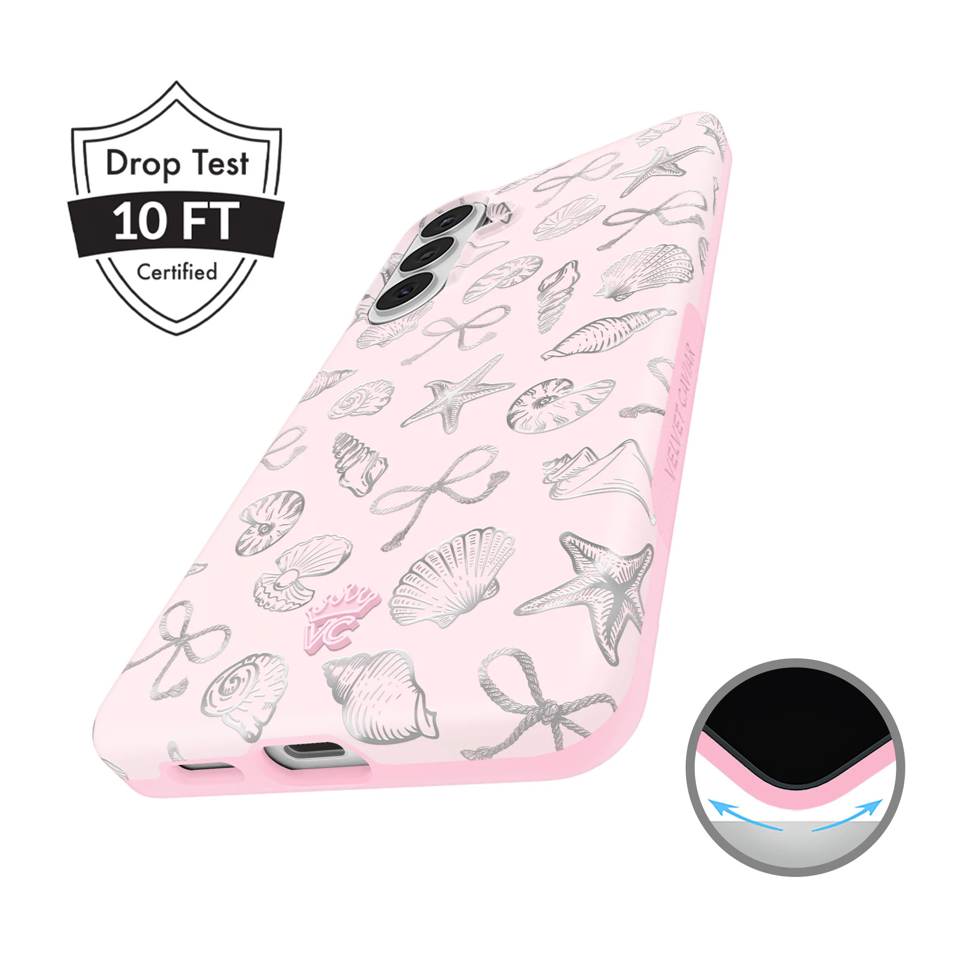 Pink Coastal Seashells Samsung Case - Image 47