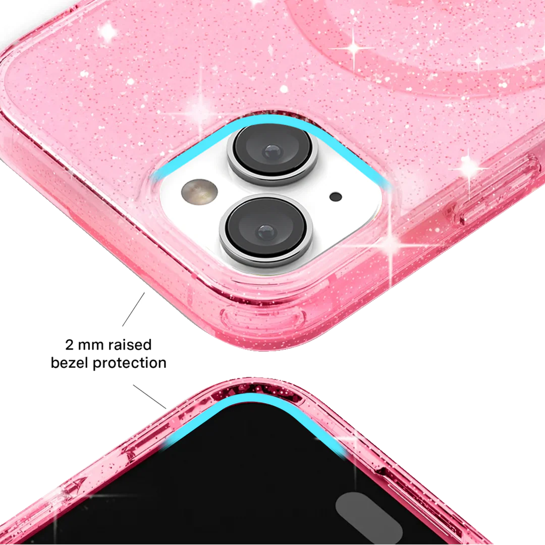 Pink Stardust Glitter iPhone Case - Image 102