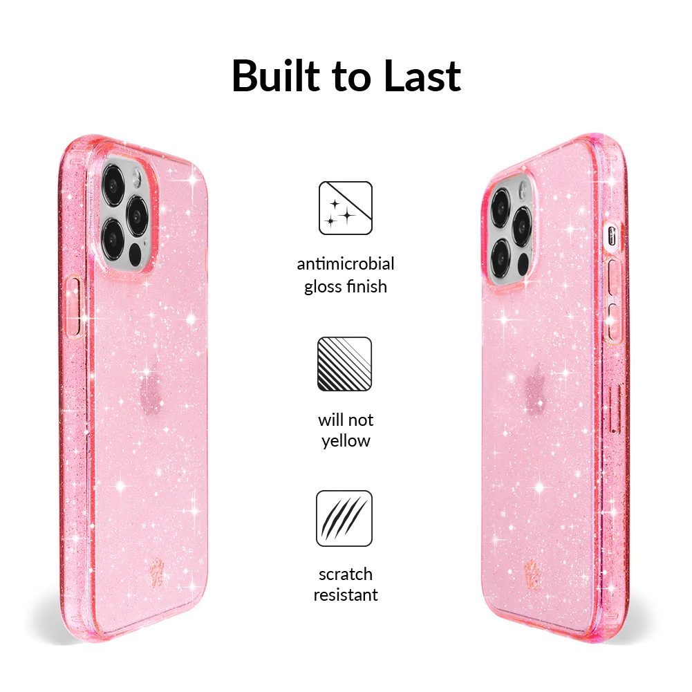 Pink Stardust Glitter iPhone Case - Image 44
