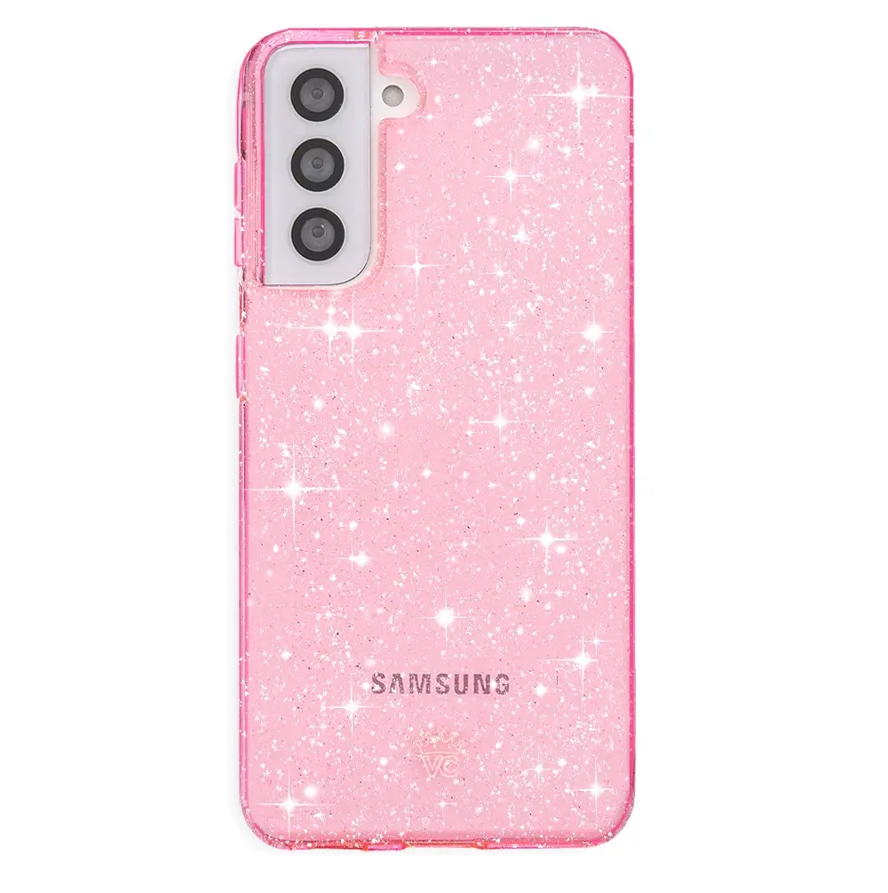Pink Stardust Glitter Samsung Case - Image 55