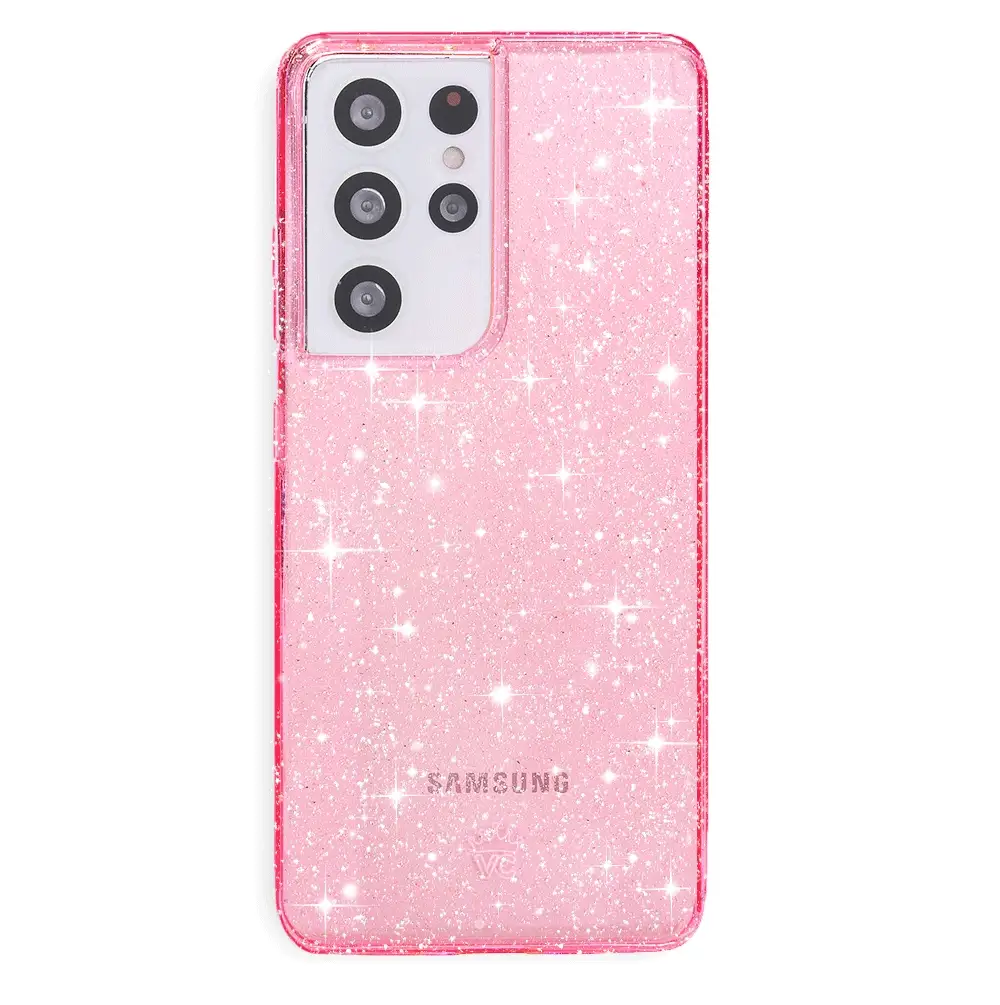 Pink Stardust Glitter Samsung Case - Image 65
