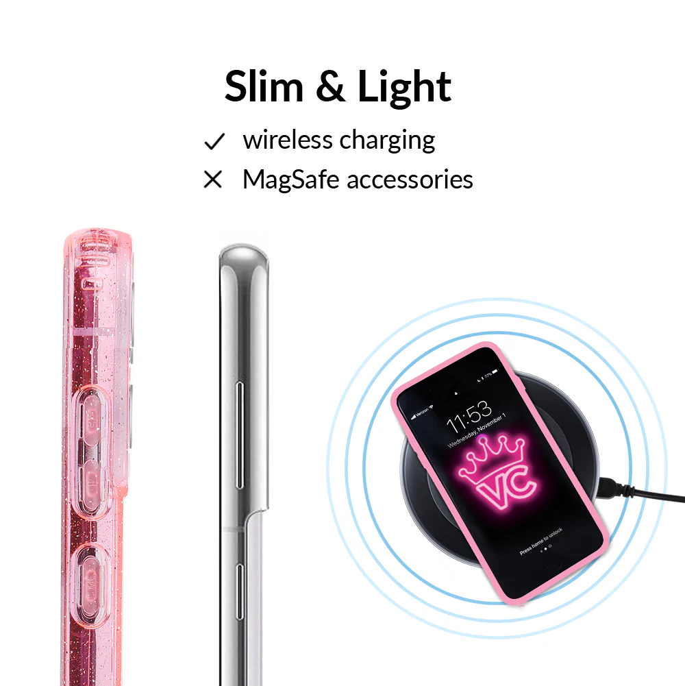 Pink Stardust Glitter Samsung Case - Image 84