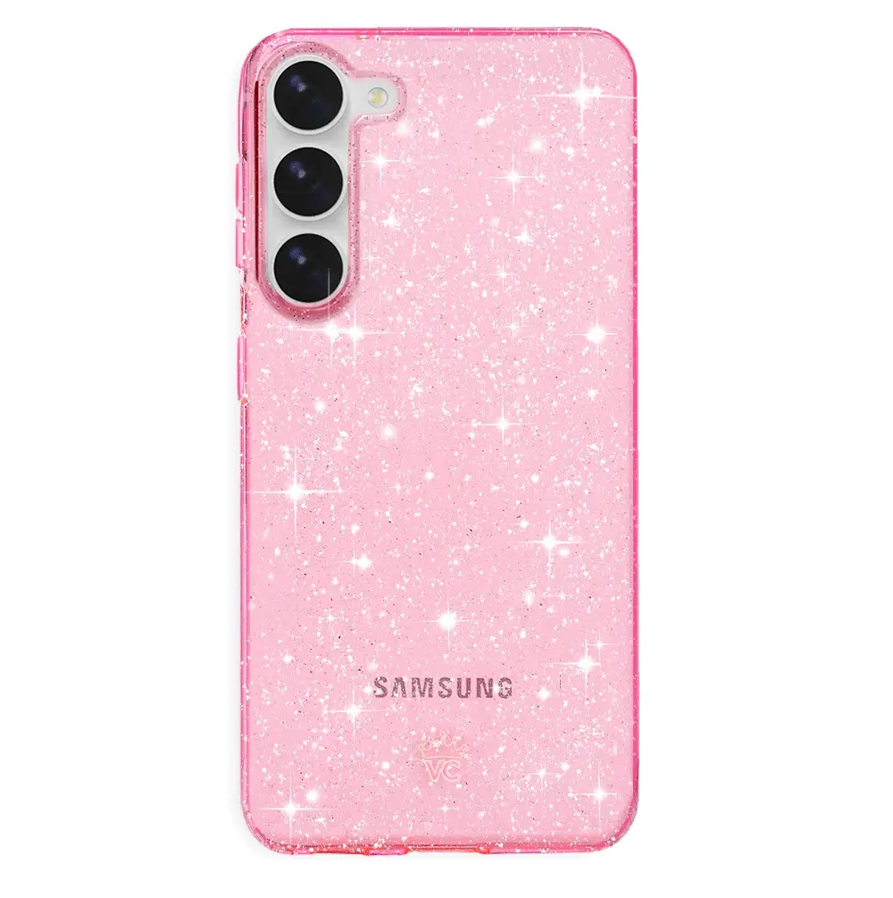 Pink Stardust Glitter Samsung Case - Image 90
