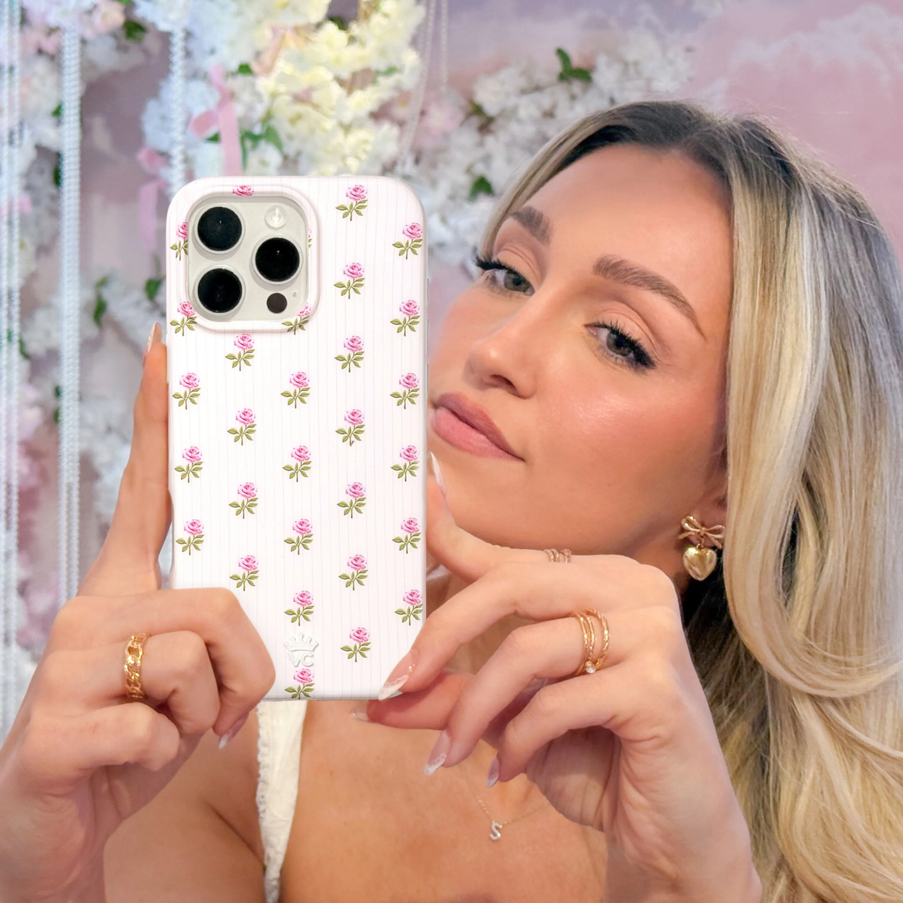 Pink Peony Floral iPhone Case - Image 16