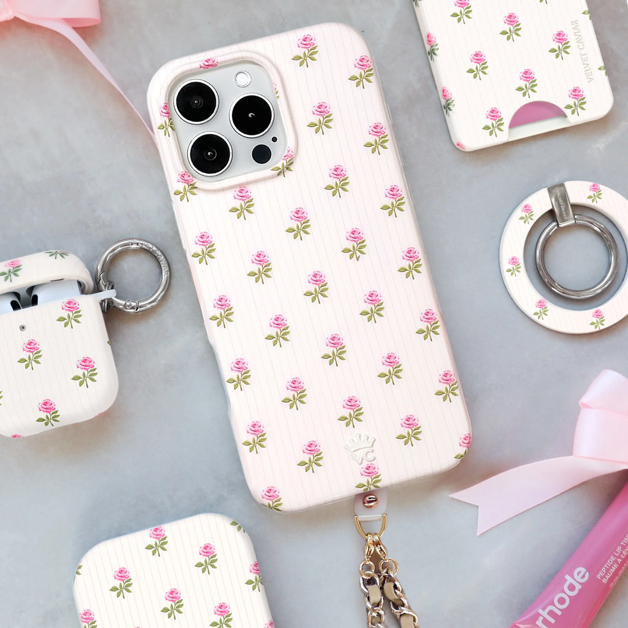 Pink Peony Floral iPhone Case - Image 42