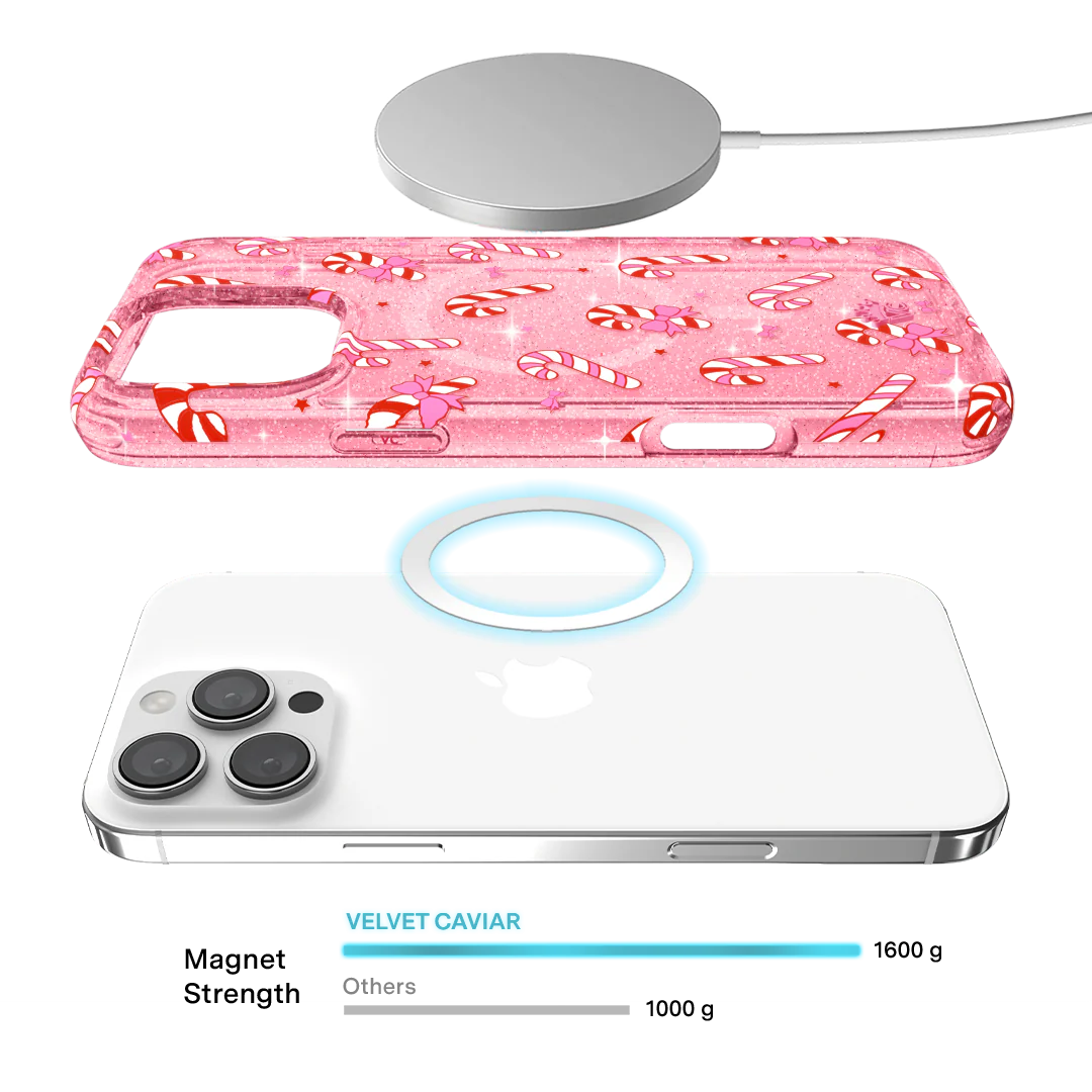 Pink Peppermint Princess iPhone Case - Image 3