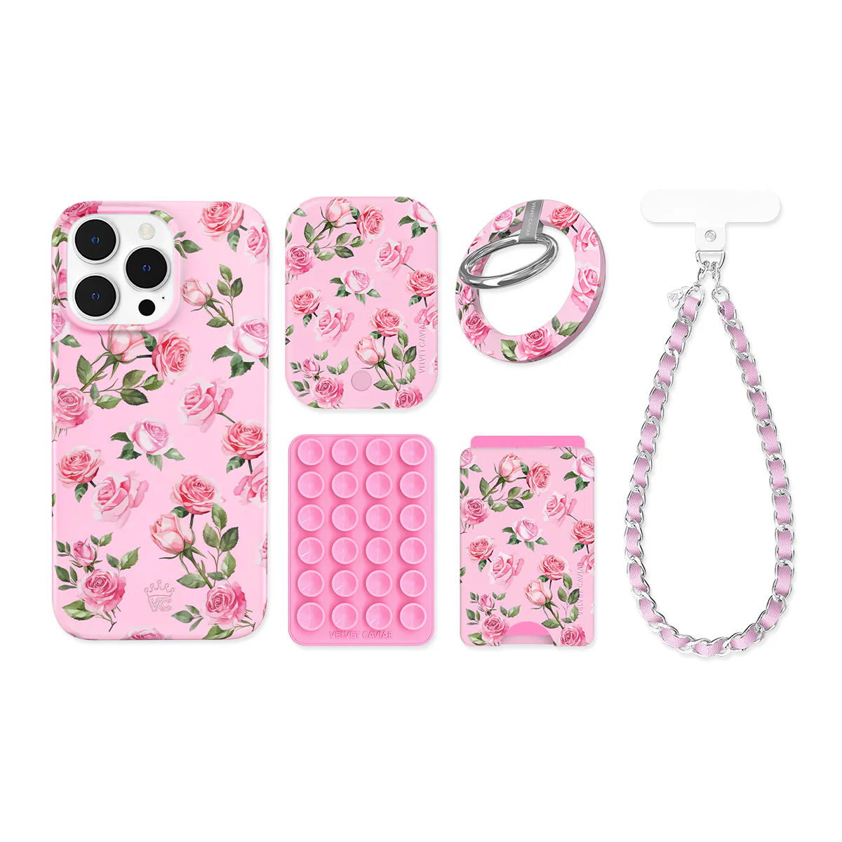 Baby Pink Roses iPhone Bundle Set - Image 14