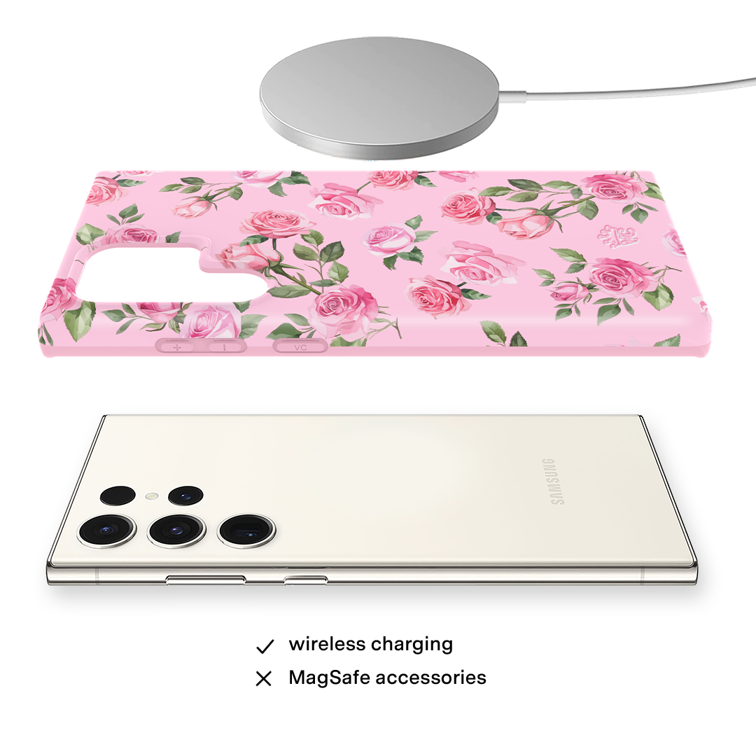 Baby Pink Roses Samsung Case - Image 52