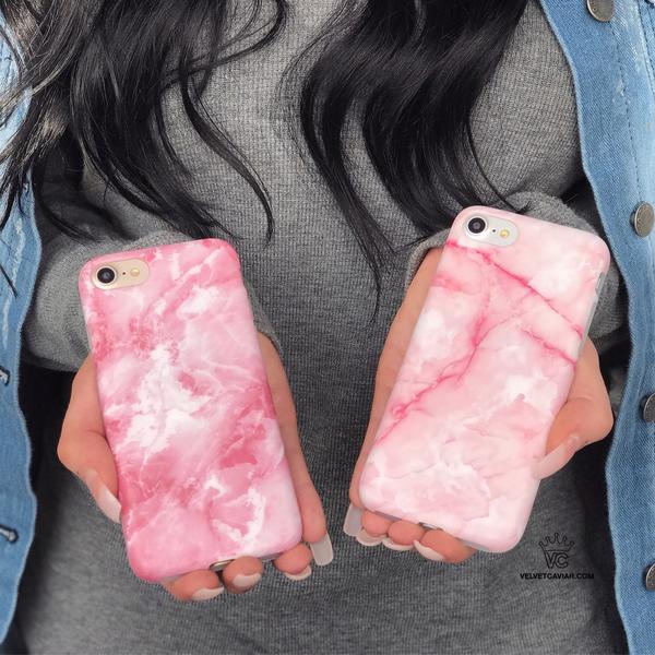 Pink Streak Marble iPhone Case - Image 18