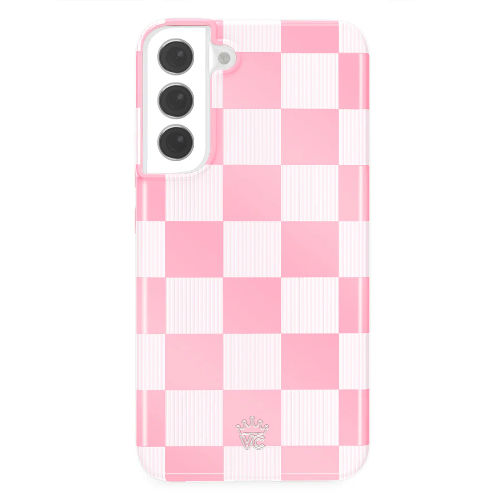 Pink Vibe Checkered Samsung Case - Image 31
