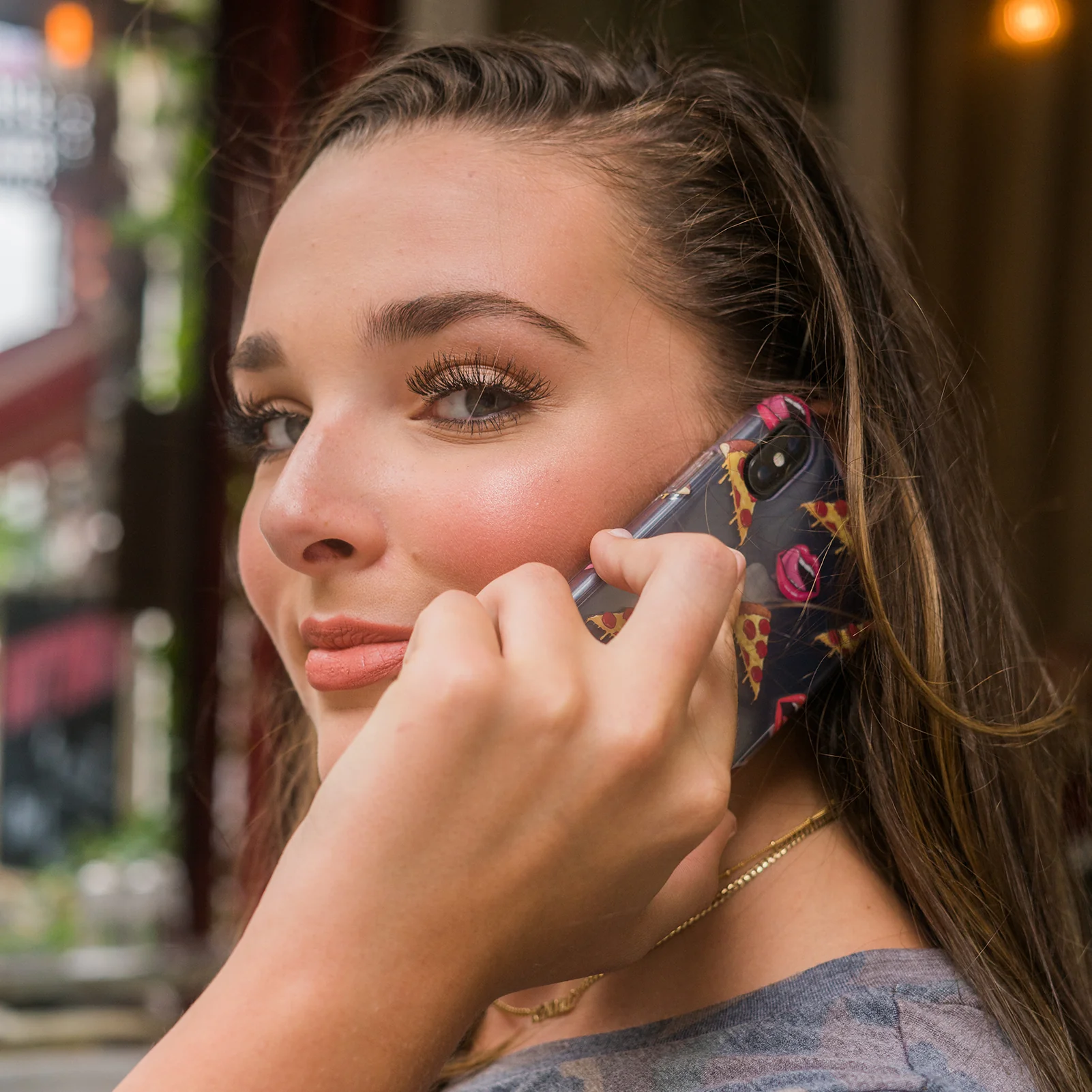 Pizza Lips iPhone Case by Kendall Vertes - Image 44