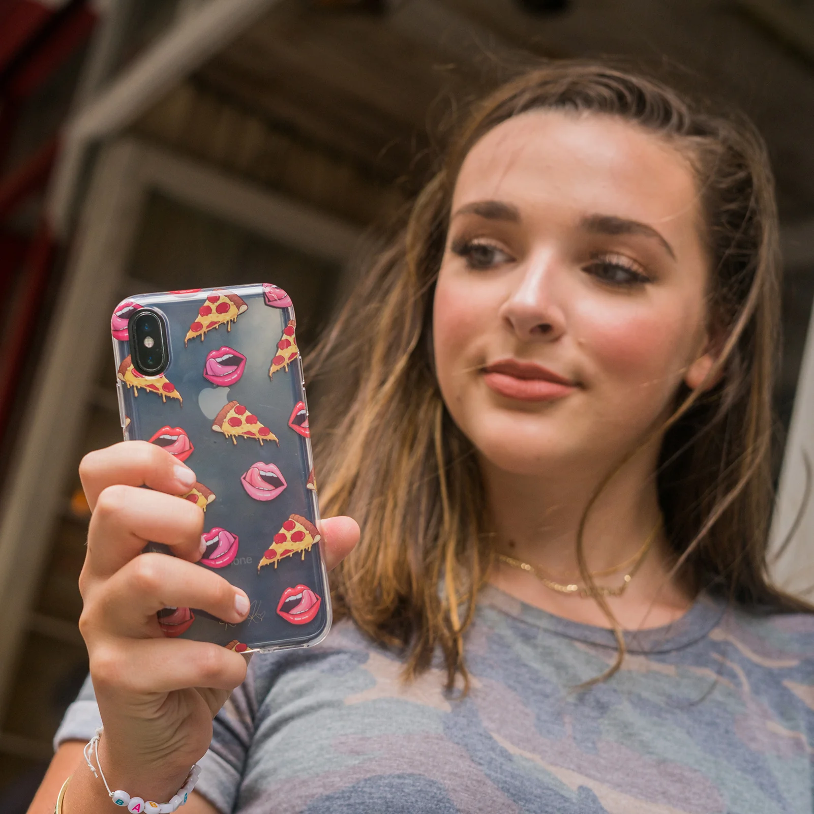 Pizza Lips iPhone Case by Kendall Vertes - Image 63