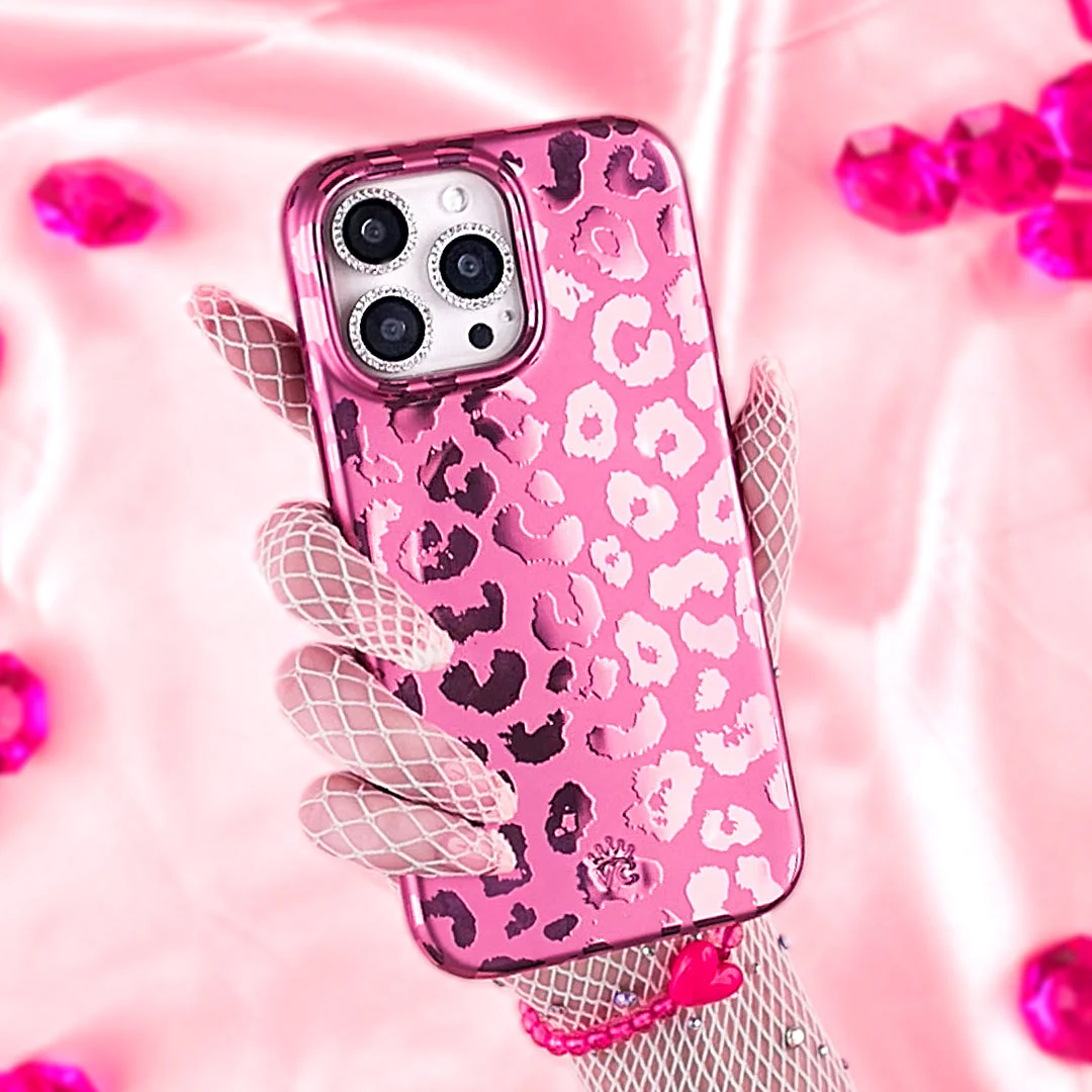 Pink Ruby Leopard iPhone Case - Image 122