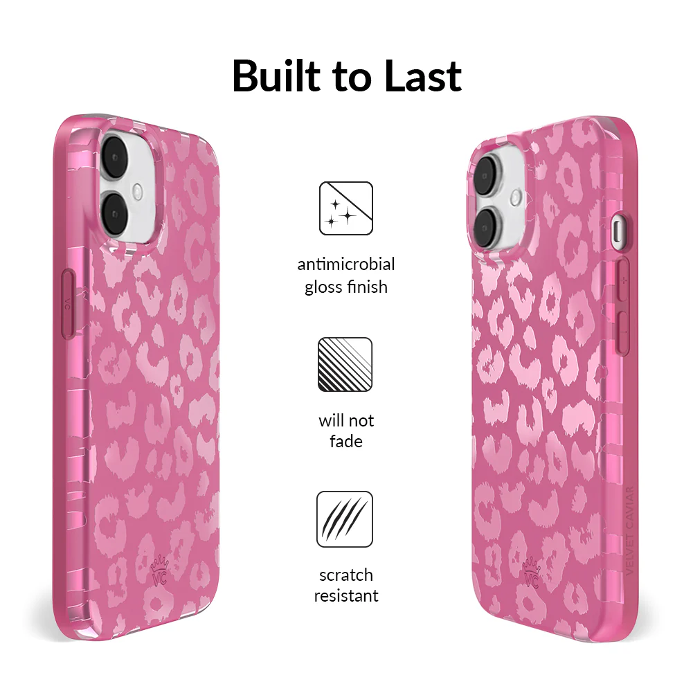 Pink Ruby Leopard iPhone Case - Image 59