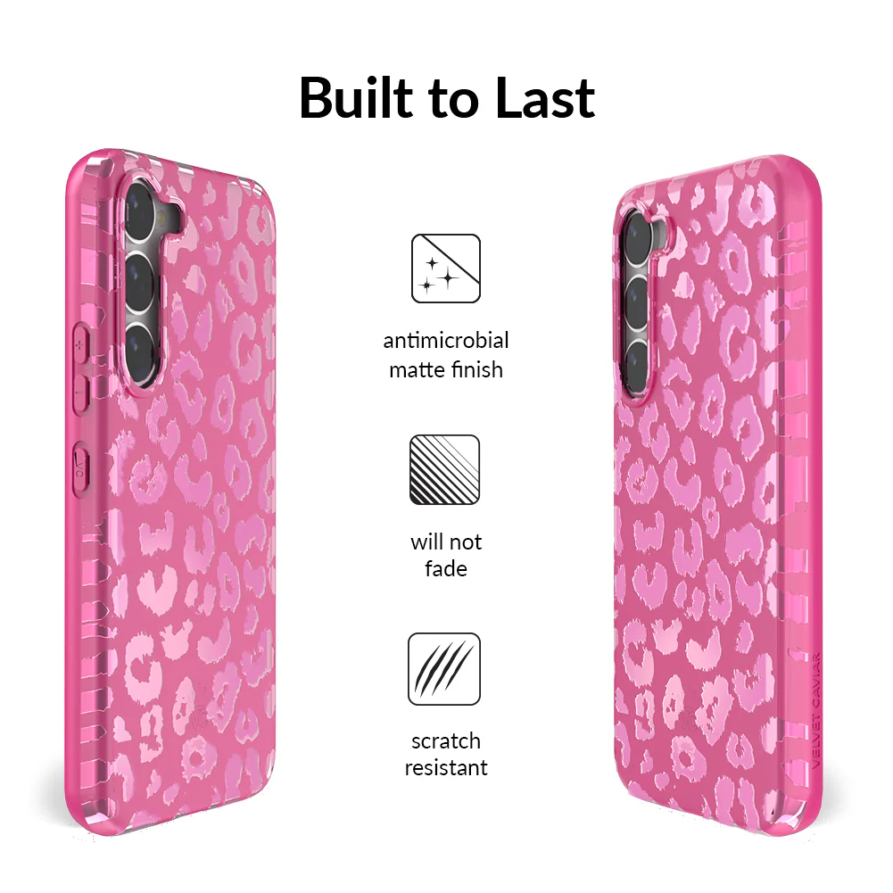 Pink Ruby Leopard Samsung Case - Image 47
