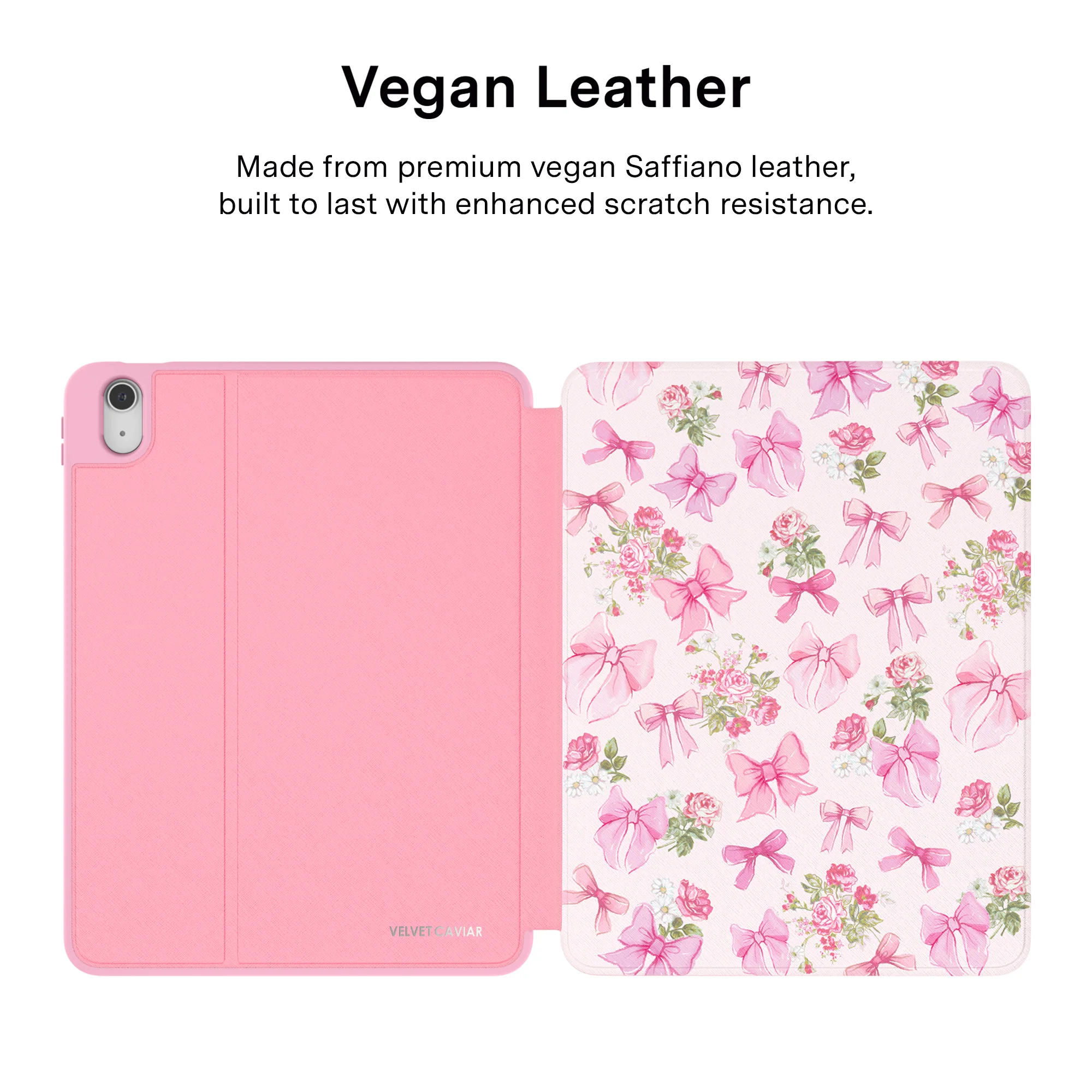 Posie Pink Bow iPad Case - Image 10