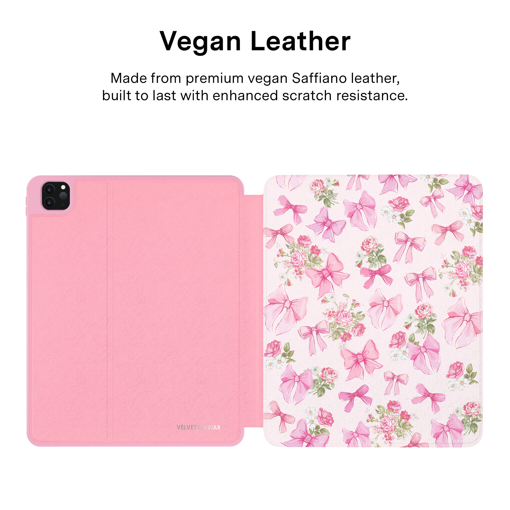 Posie Pink Bow iPad Case - Image 40