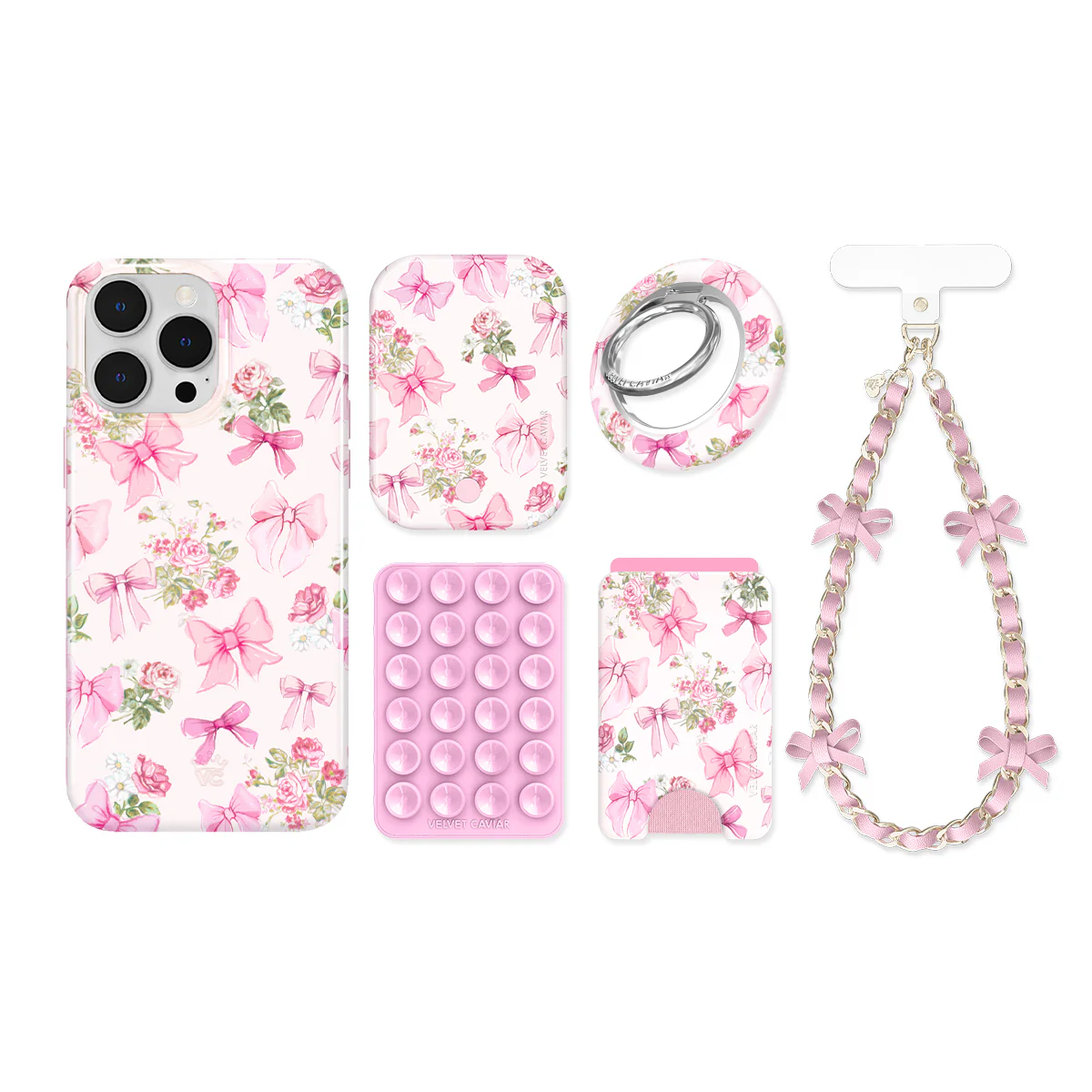 Posie Pink Bows iPhone Bundle Set - Image 15