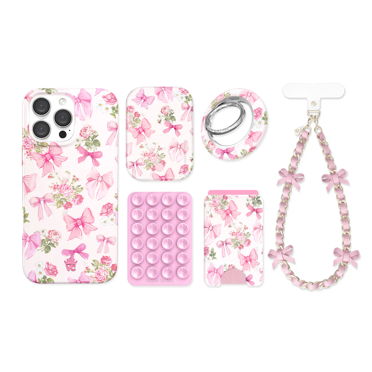 Posie Pink Bows iPhone Bundle Set - Image 7