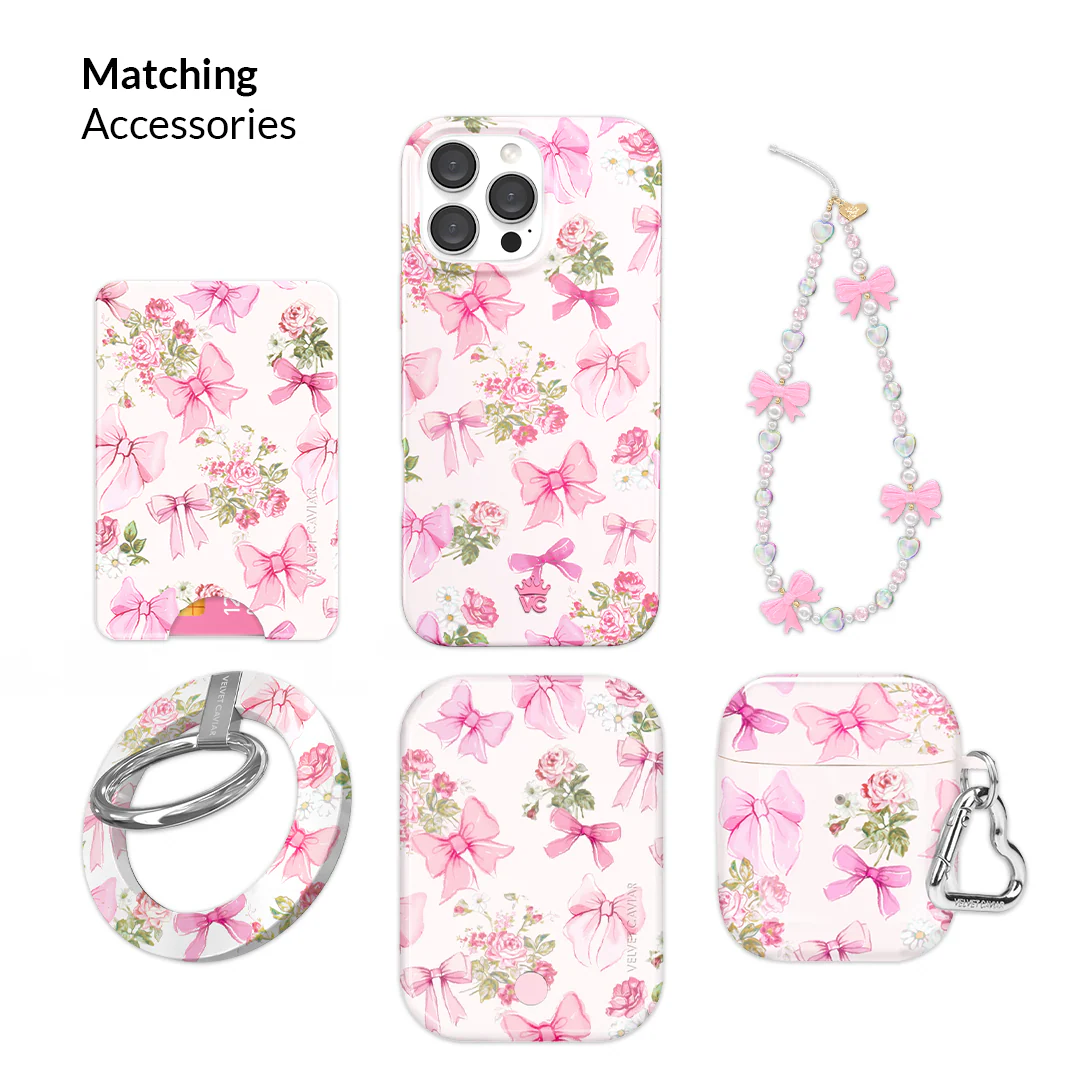 Posie Pink Bows MacBook Case - Image 23