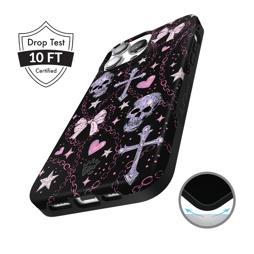 Pretty Punk Skulls iPhone Case - Image 69