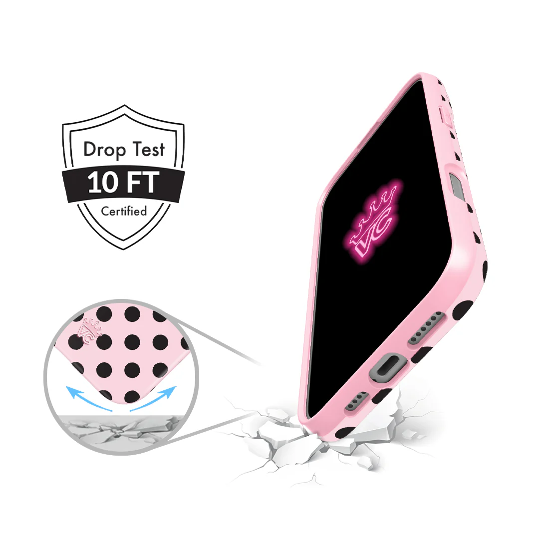 Princess Pink Polka Dot iPhone Case - Image 27