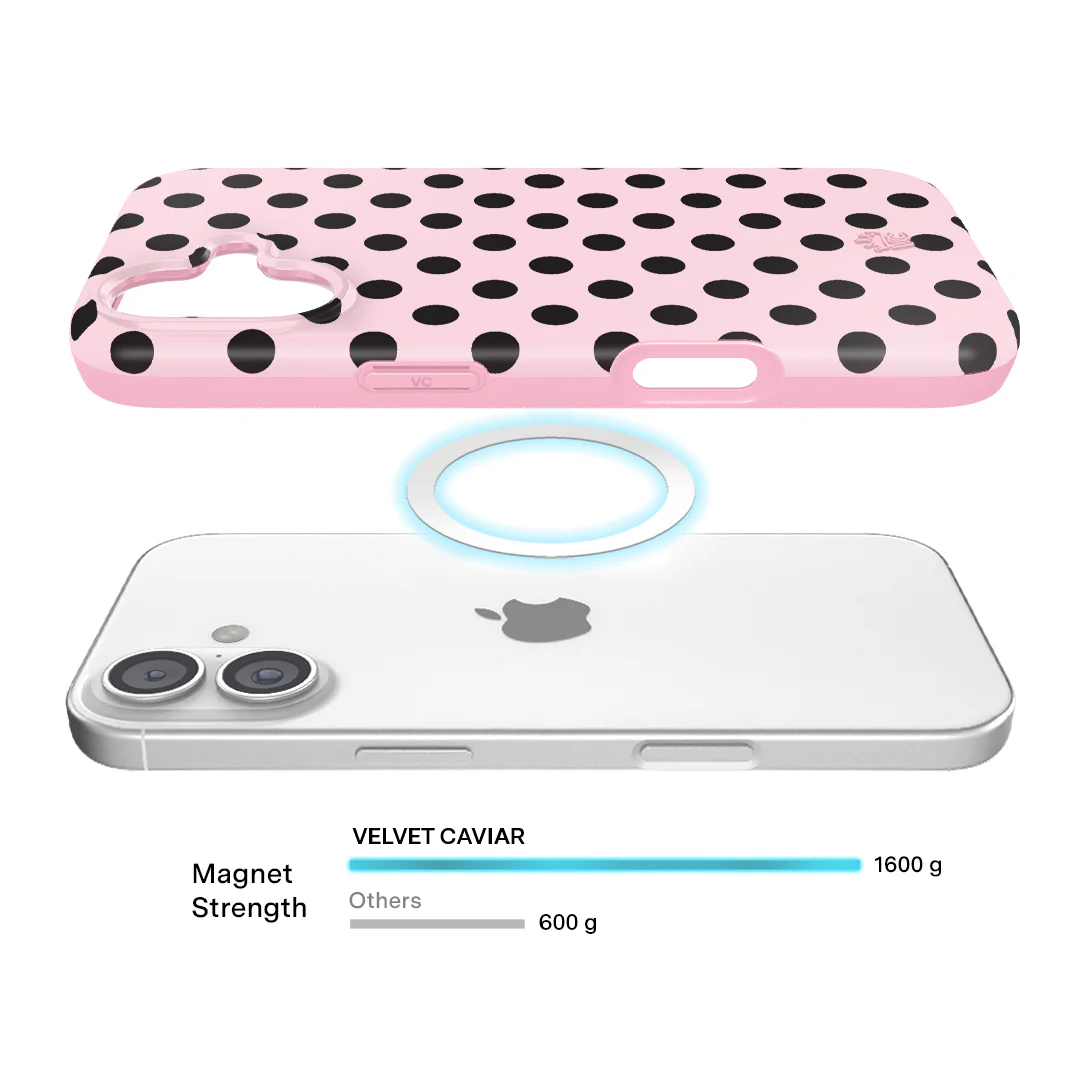 Princess Pink Polka Dot iPhone Case - Image 29