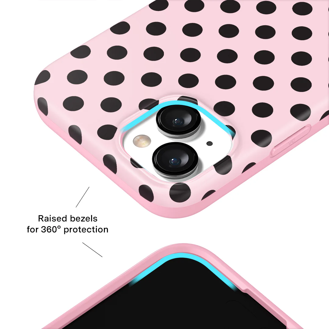 Princess Pink Polka Dot iPhone Case - Image 48