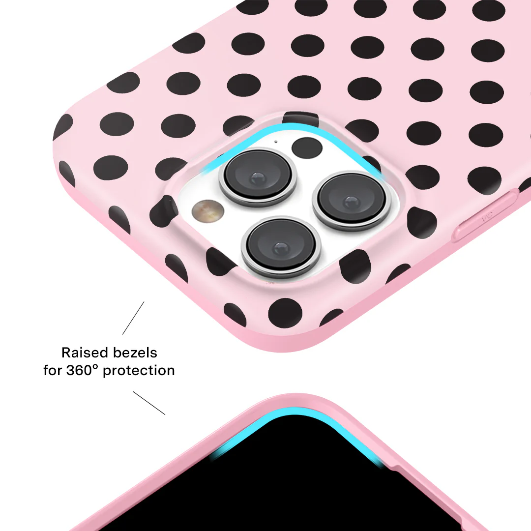 Princess Pink Polka Dot iPhone Case - Image 63
