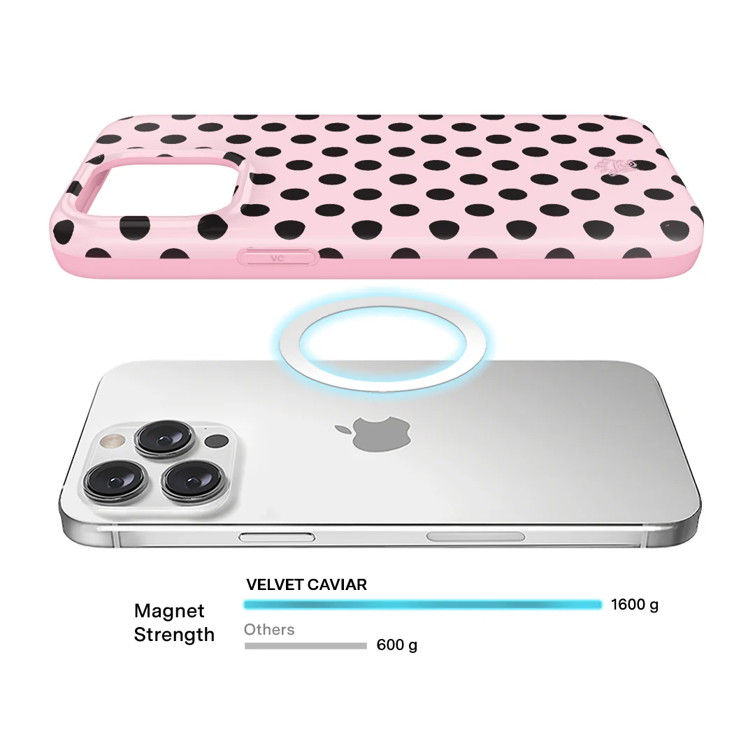 Princess Pink Polka Dot iPhone Case - Image 64
