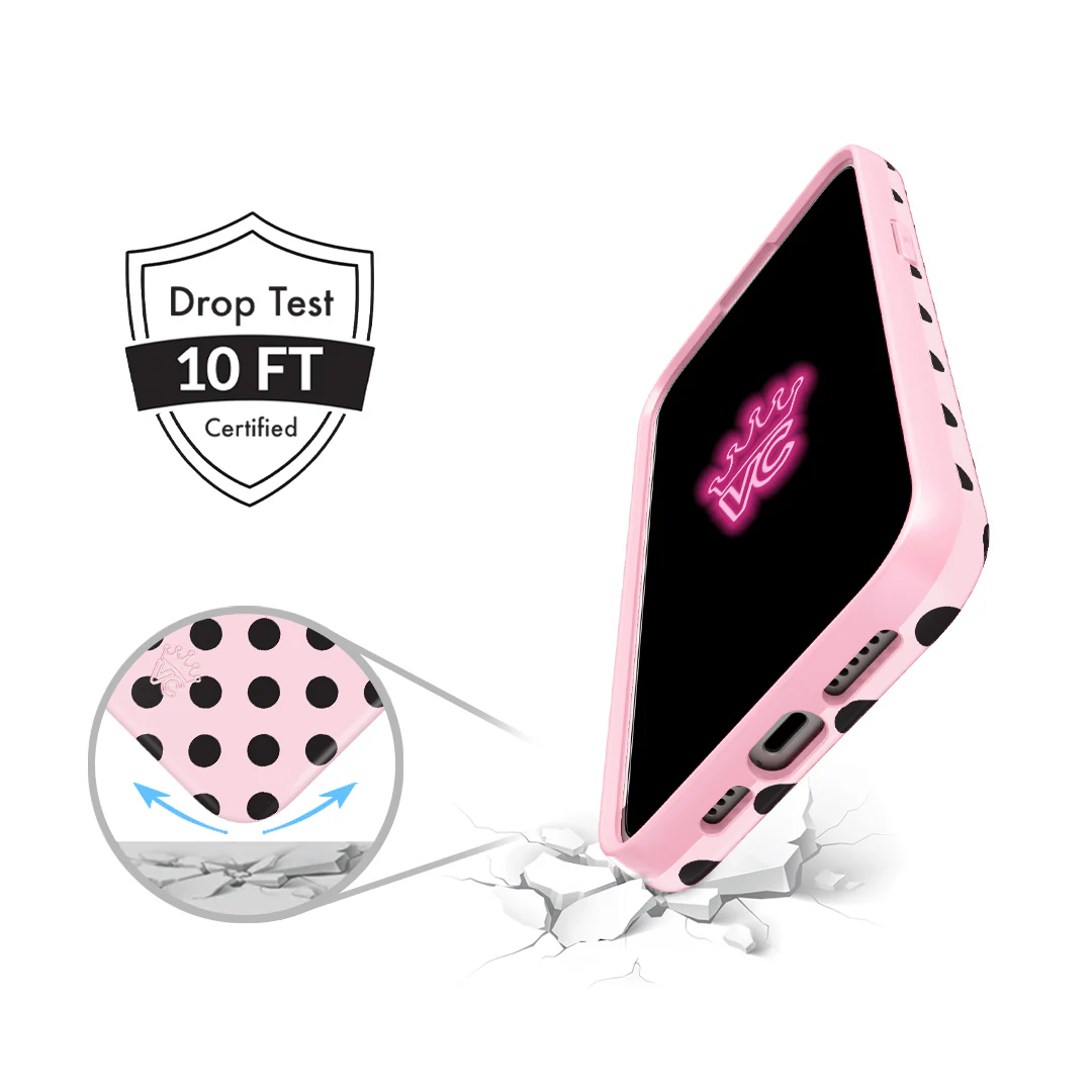 Princess Pink Polka Dot iPhone Case - Image 72