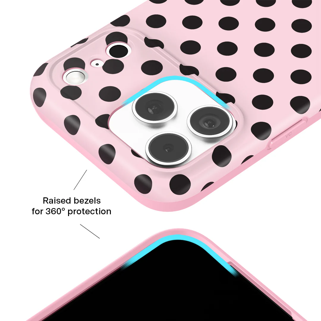 Princess Pink Polka Dot iPhone Case - Image 8