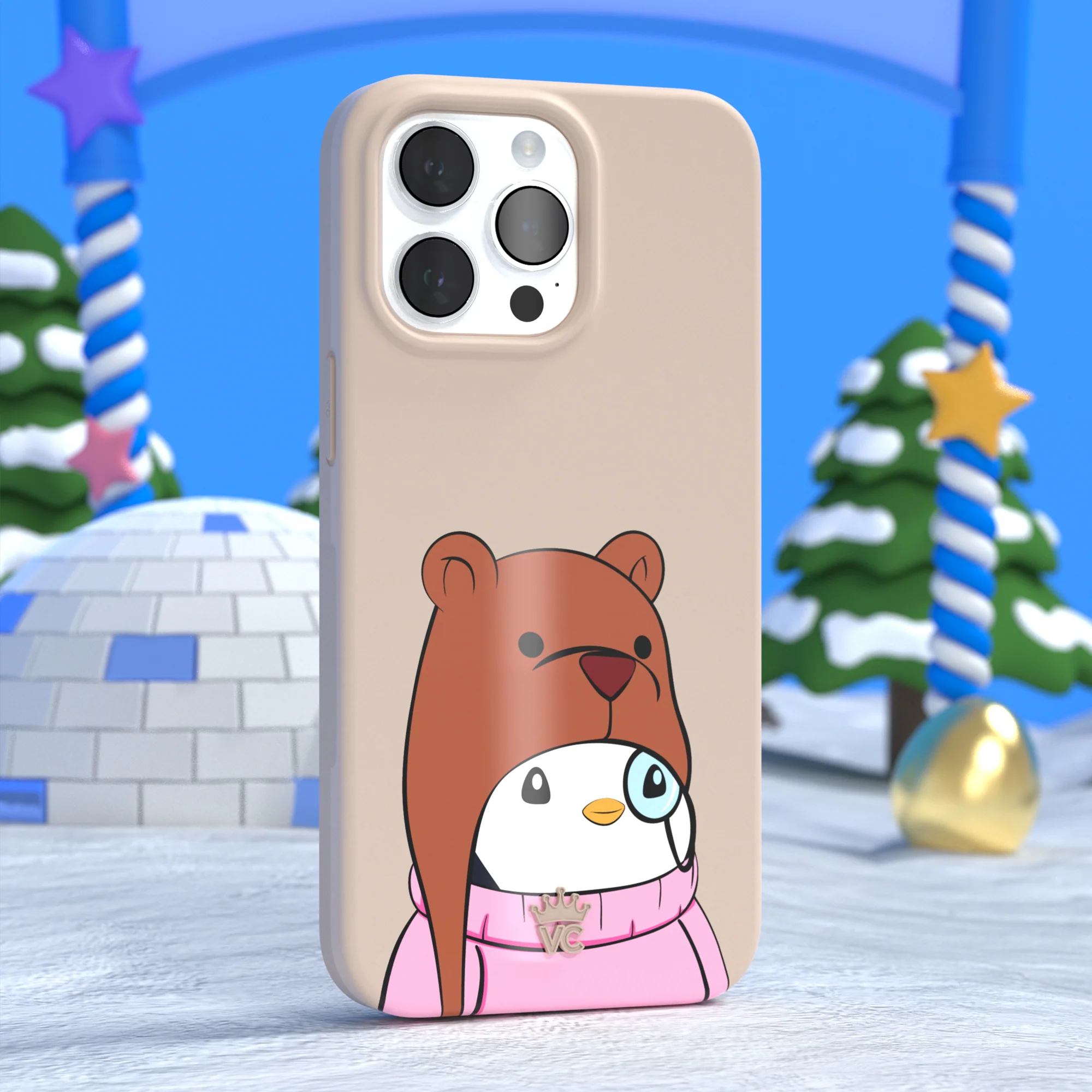 Pudgy Penguins Huddle Up iPhone Case - Image 14