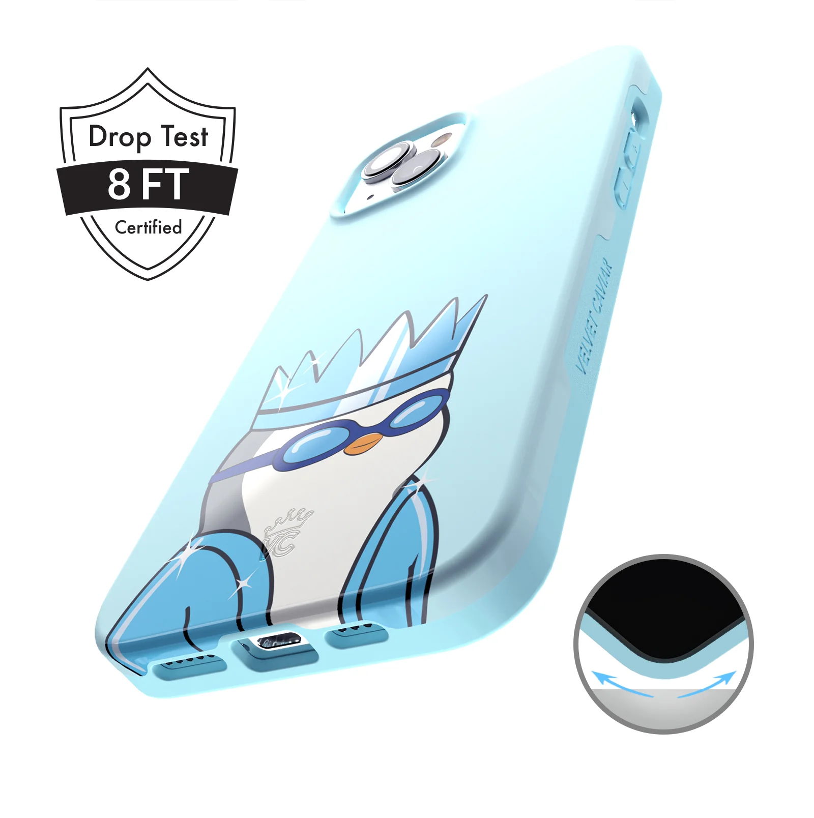 Pudgy Penguins Polar Blue iPhone Case - Image 29