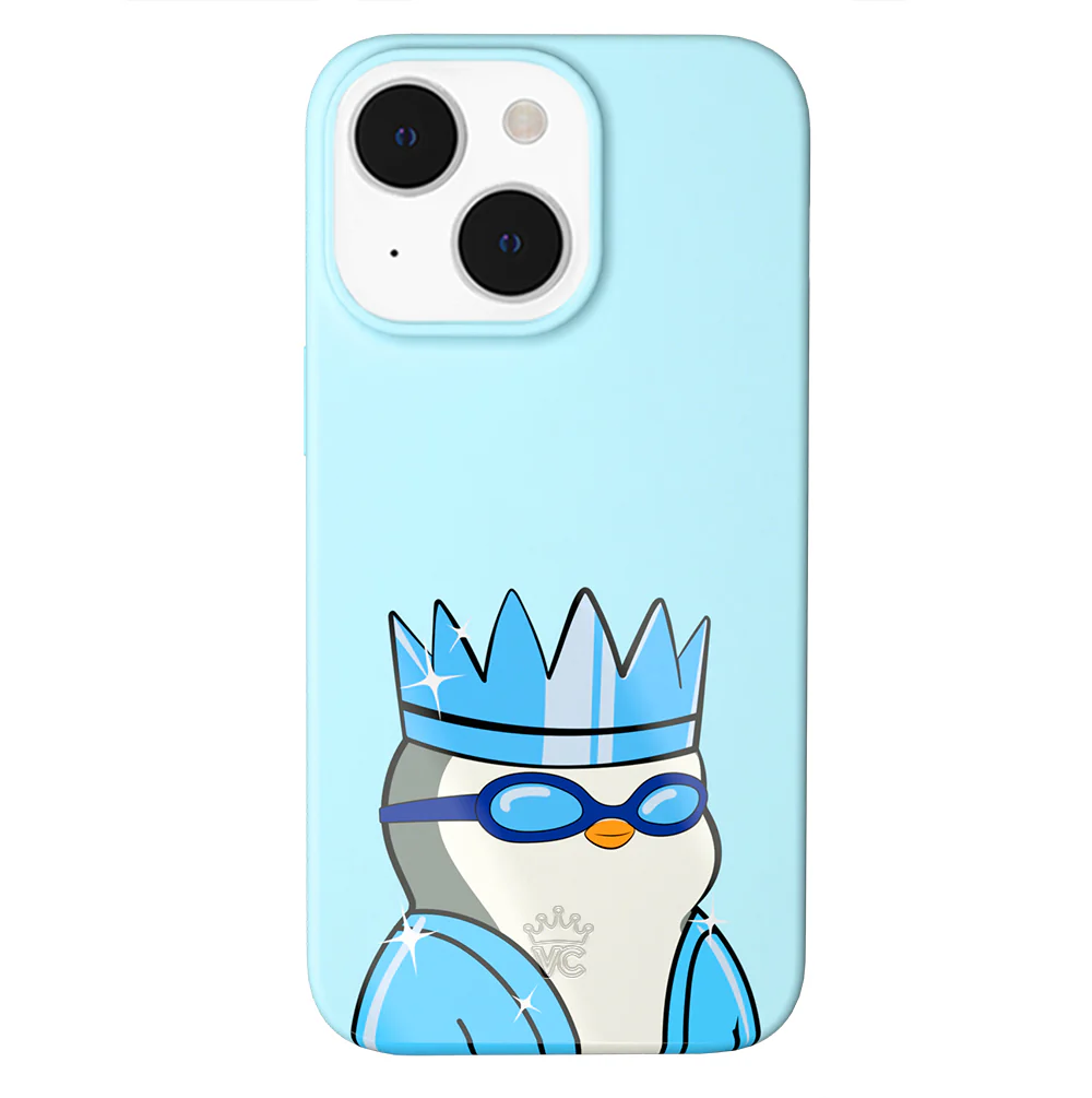 Pudgy Penguins Polar Blue iPhone Case - Image 31