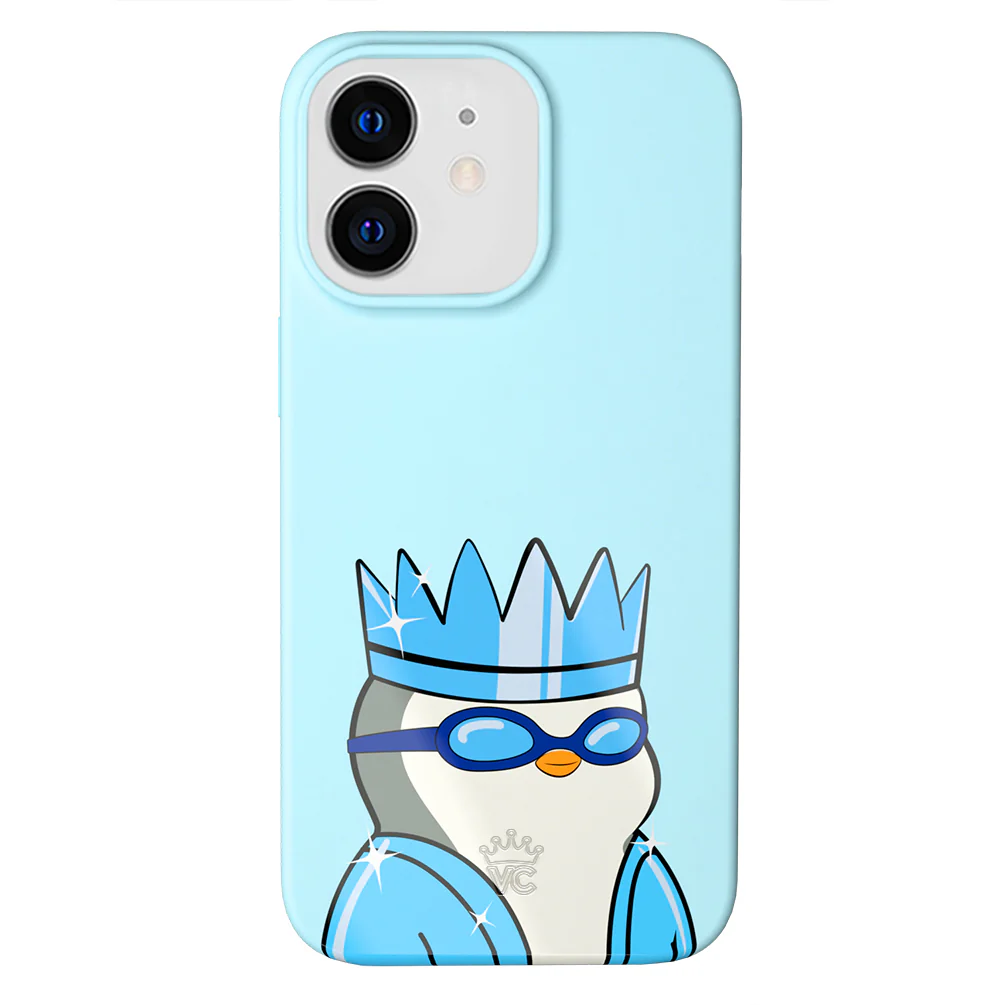 Pudgy Penguins Polar Blue iPhone Case - Image 79