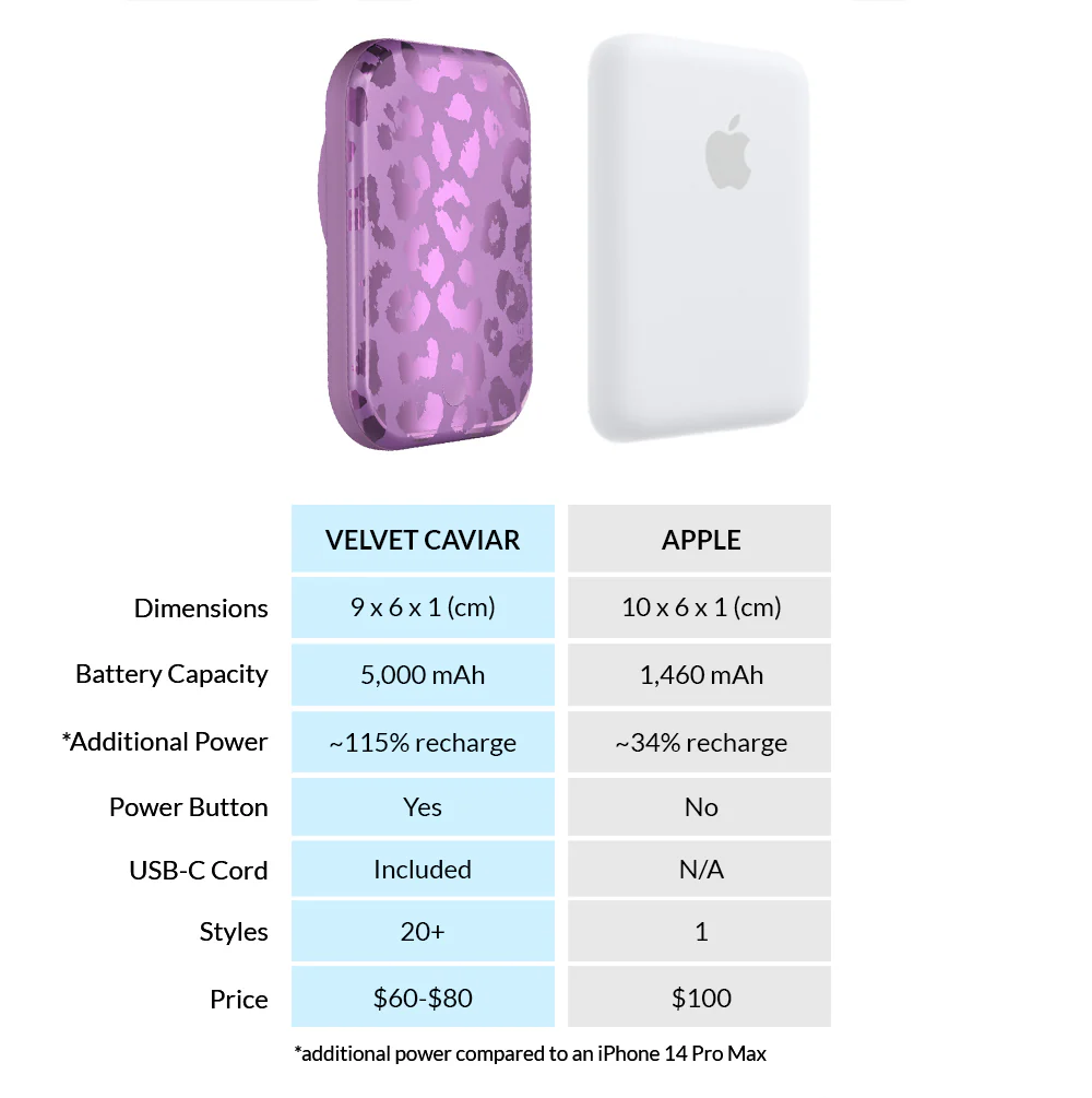 Amethyst Leopard Portable MagSafe Charger Power Pack - Image 7