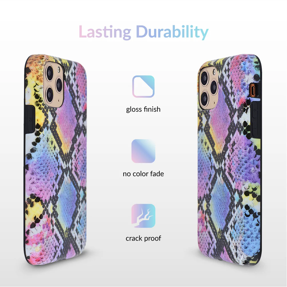 Neon Snakeskin iPhone Case - Image 57