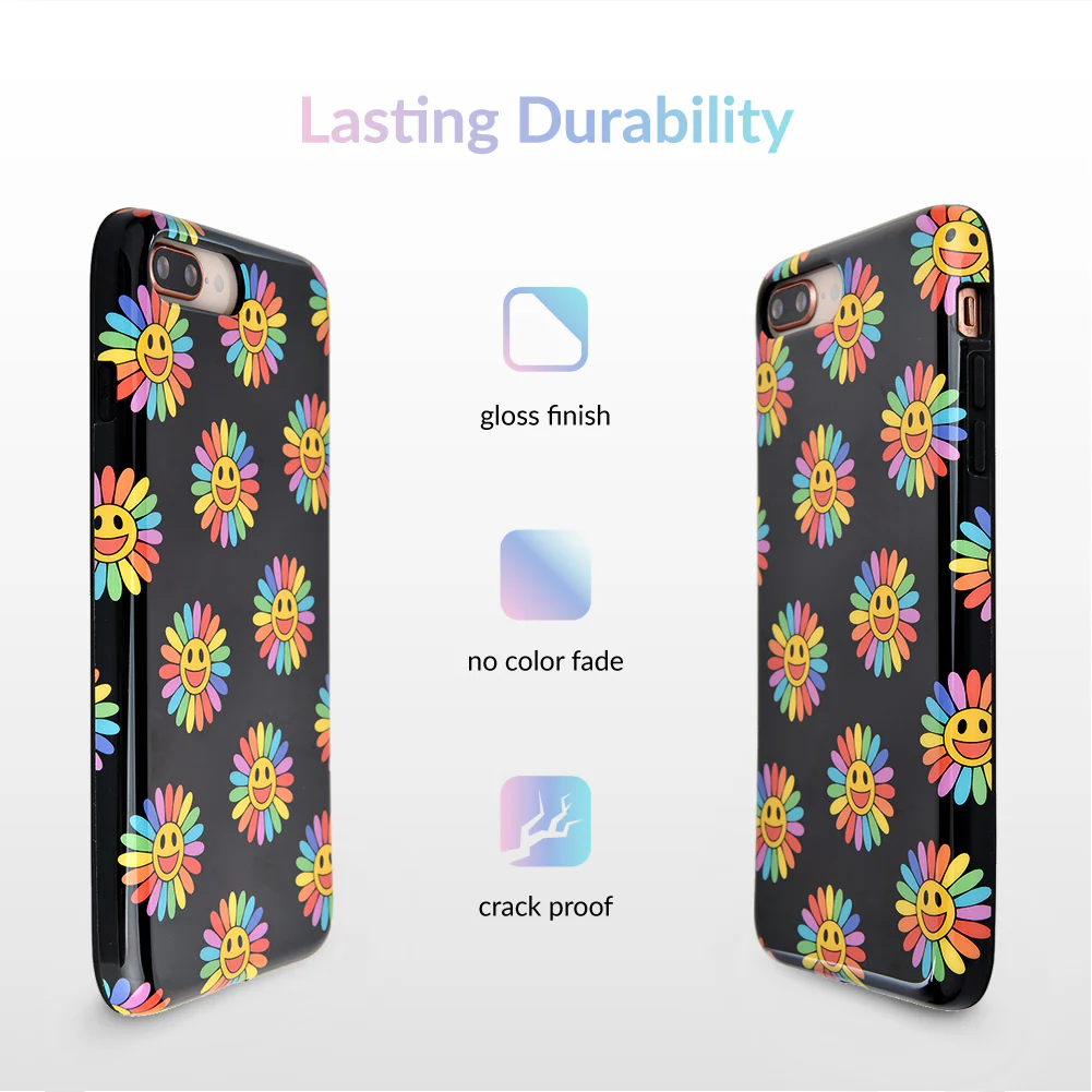 Rainbow Smiley iPhone Case - Image 49