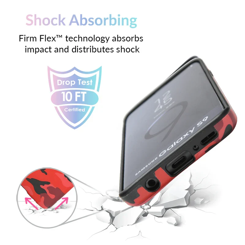 Red Camo Samsung Galaxy Case - Image 3