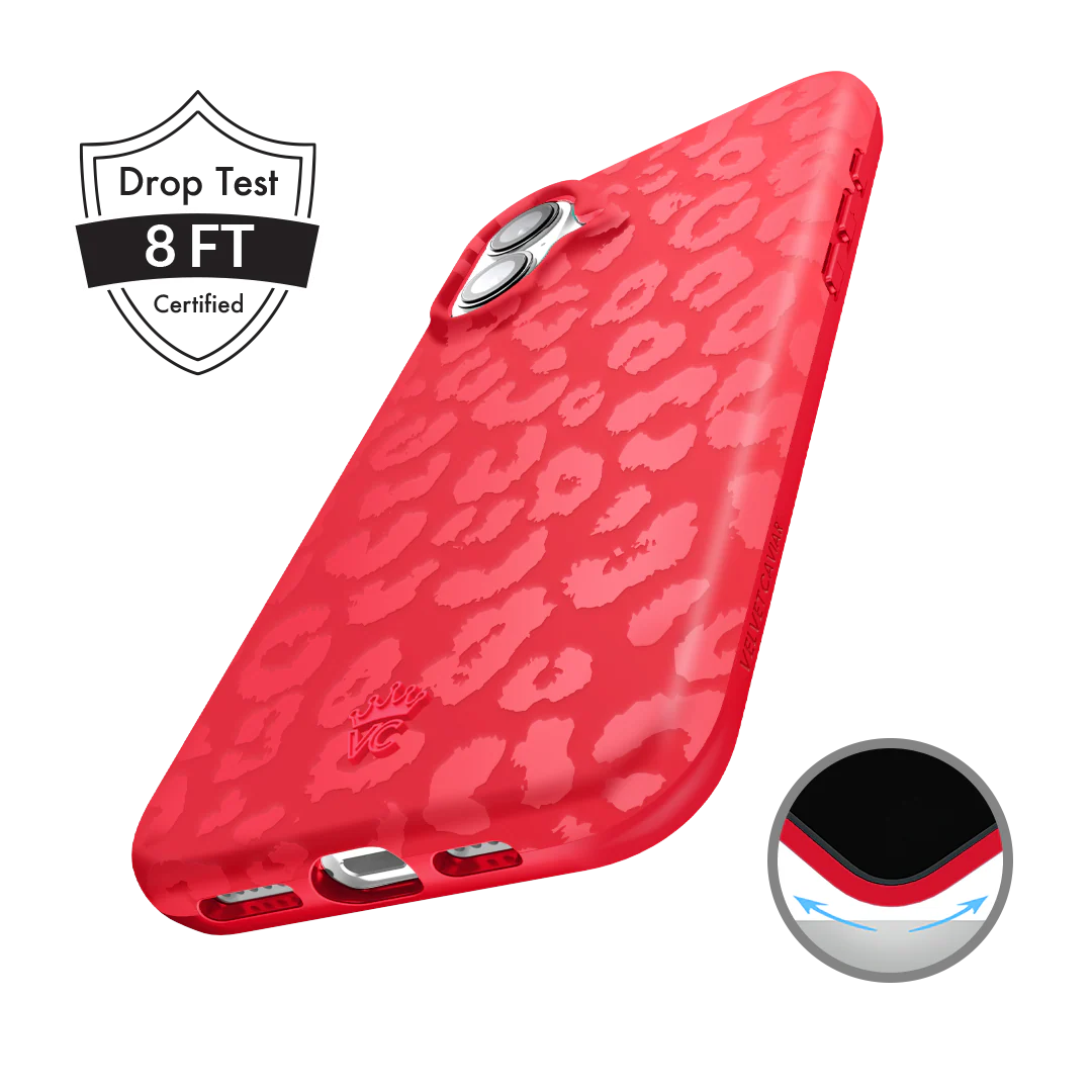 Red Hot Leopard iPhone Case - Image 107
