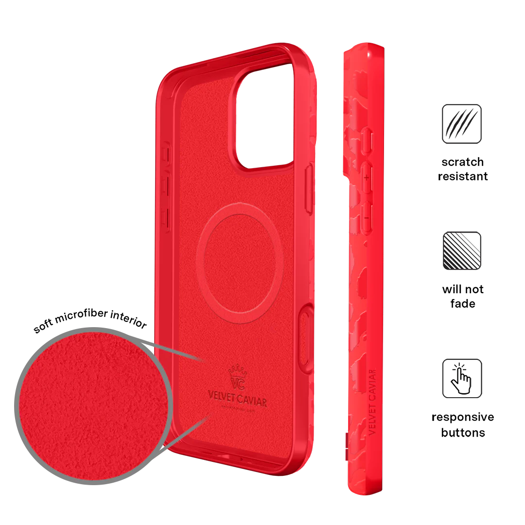 Red Hot Leopard iPhone Case - Image 114